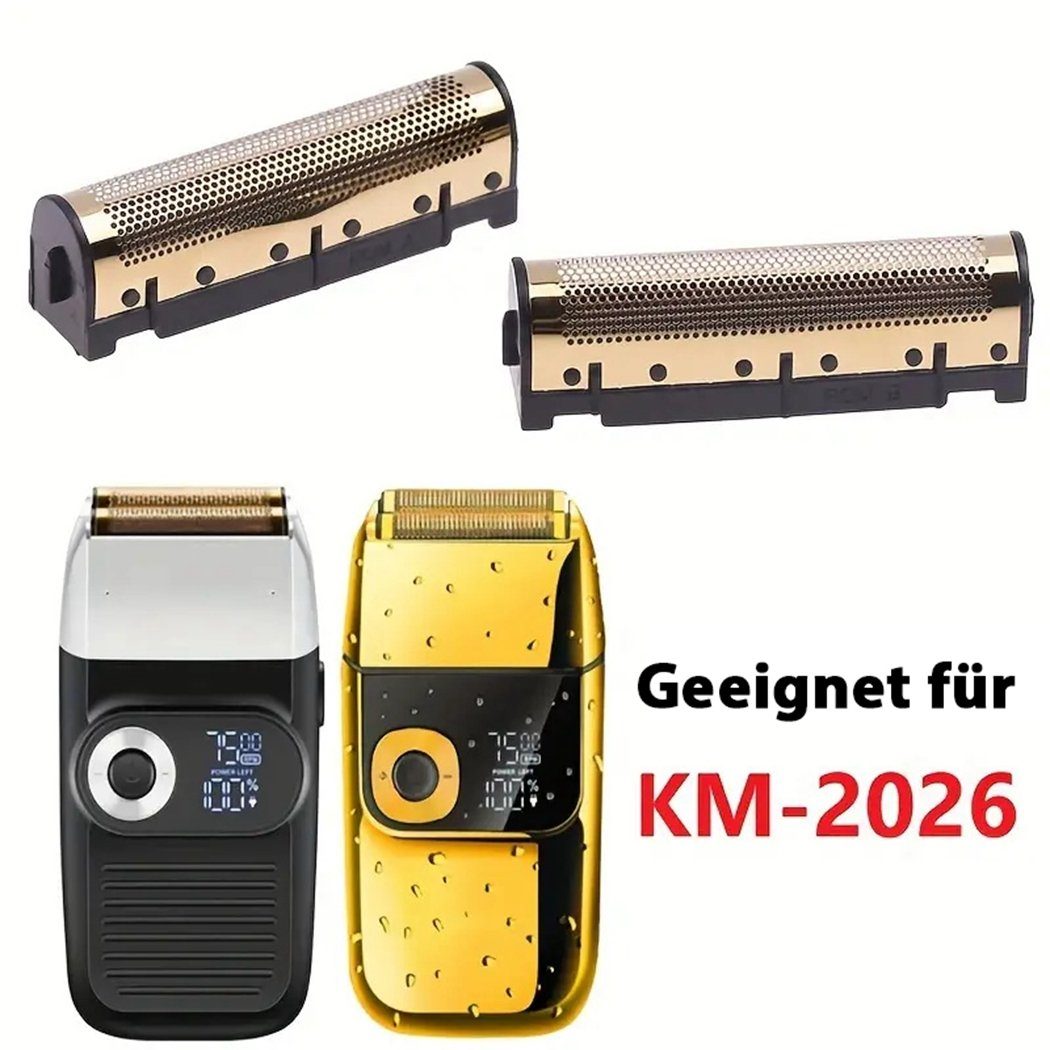 goldene Klingen, Schneidkopf Rasierer Elektro TUABUR KM-2026 Ersatzscherköpfe Ersatzköpfe,