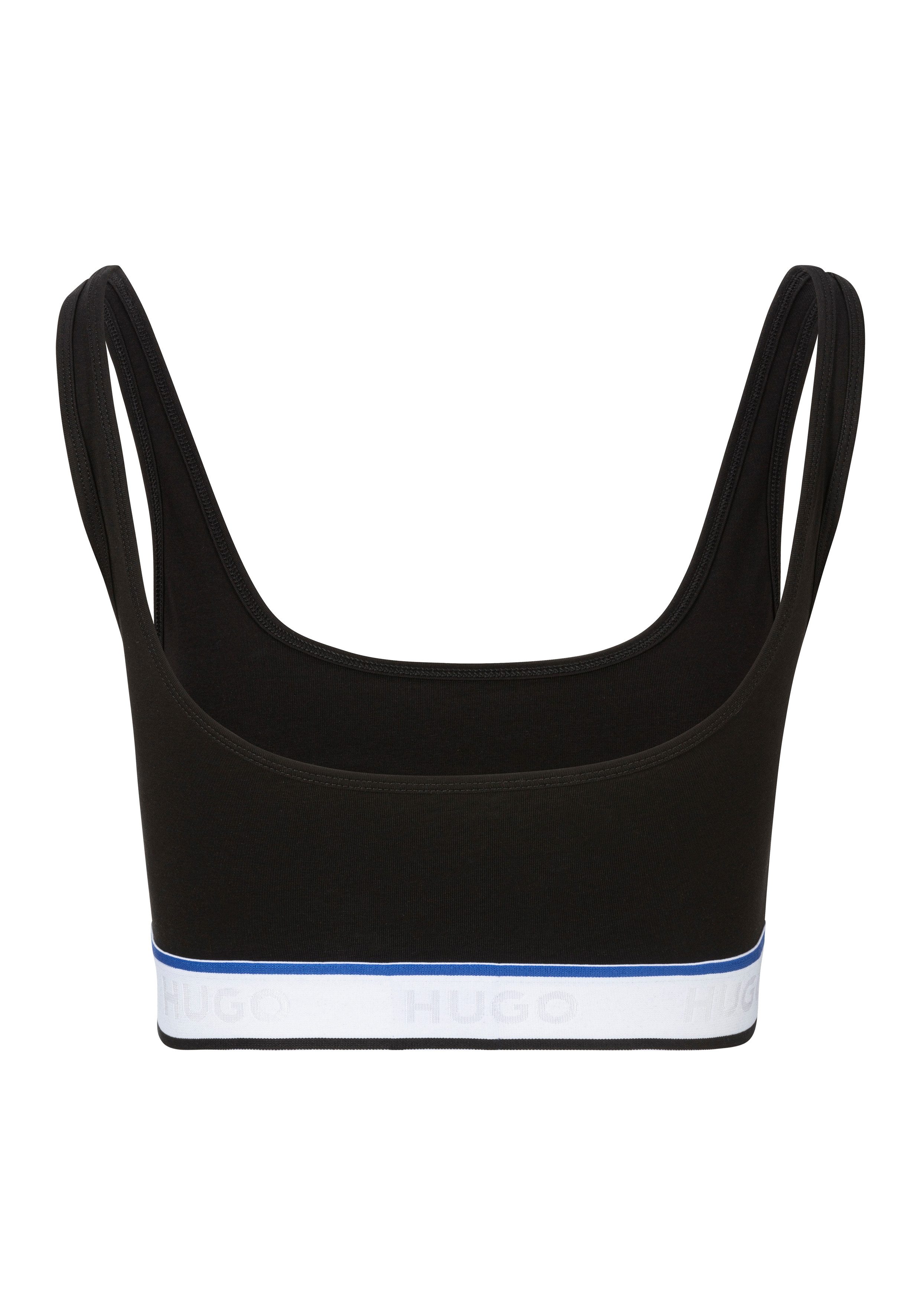 HUGO Bralette BRALETTE BLUE mit elastischem Bund