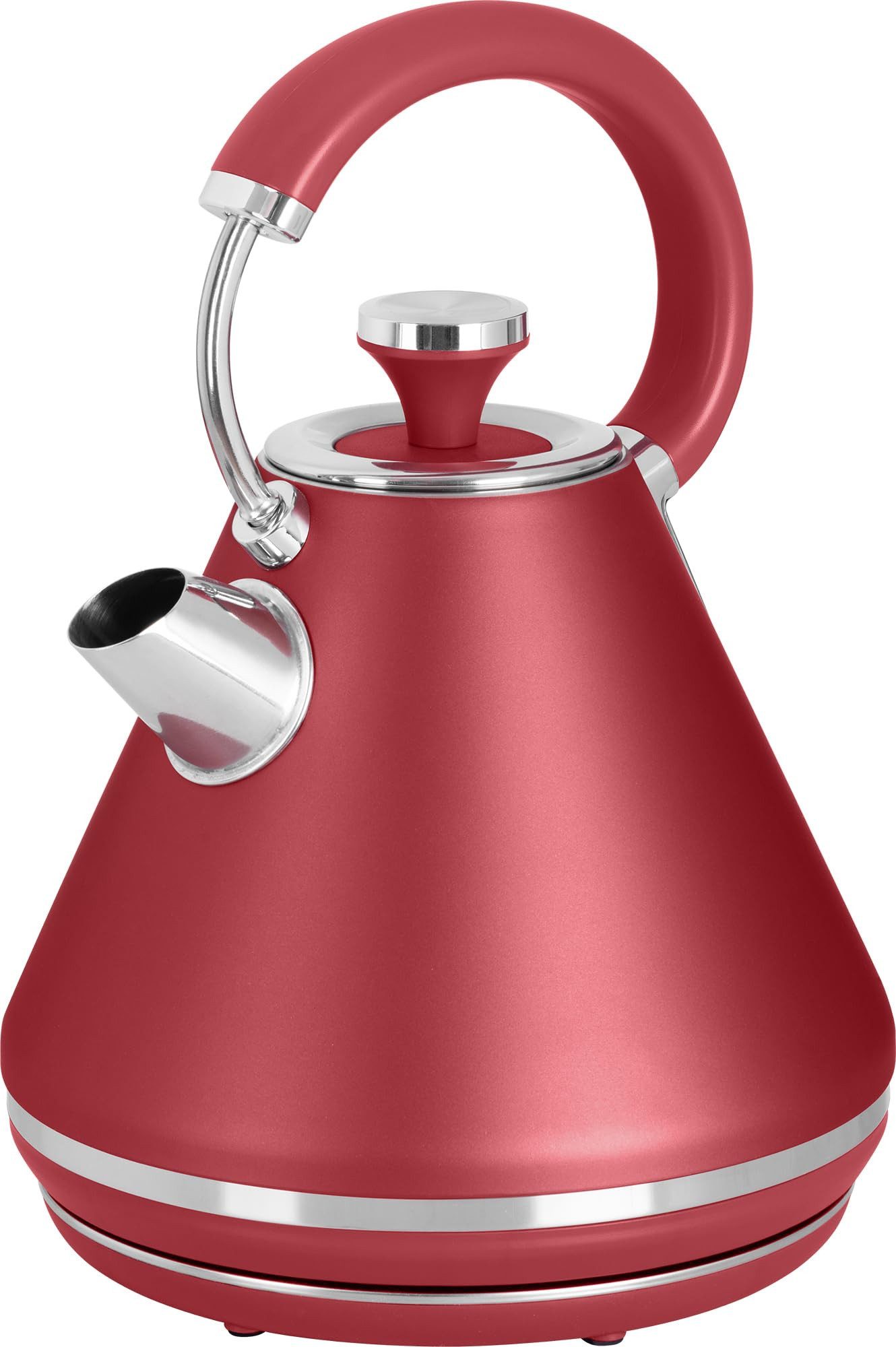 ECG Wasserkocher RK 1708 Tradizione Nero, Wasserkocher mit automatischer Abschaltung und 1,7l Volumen