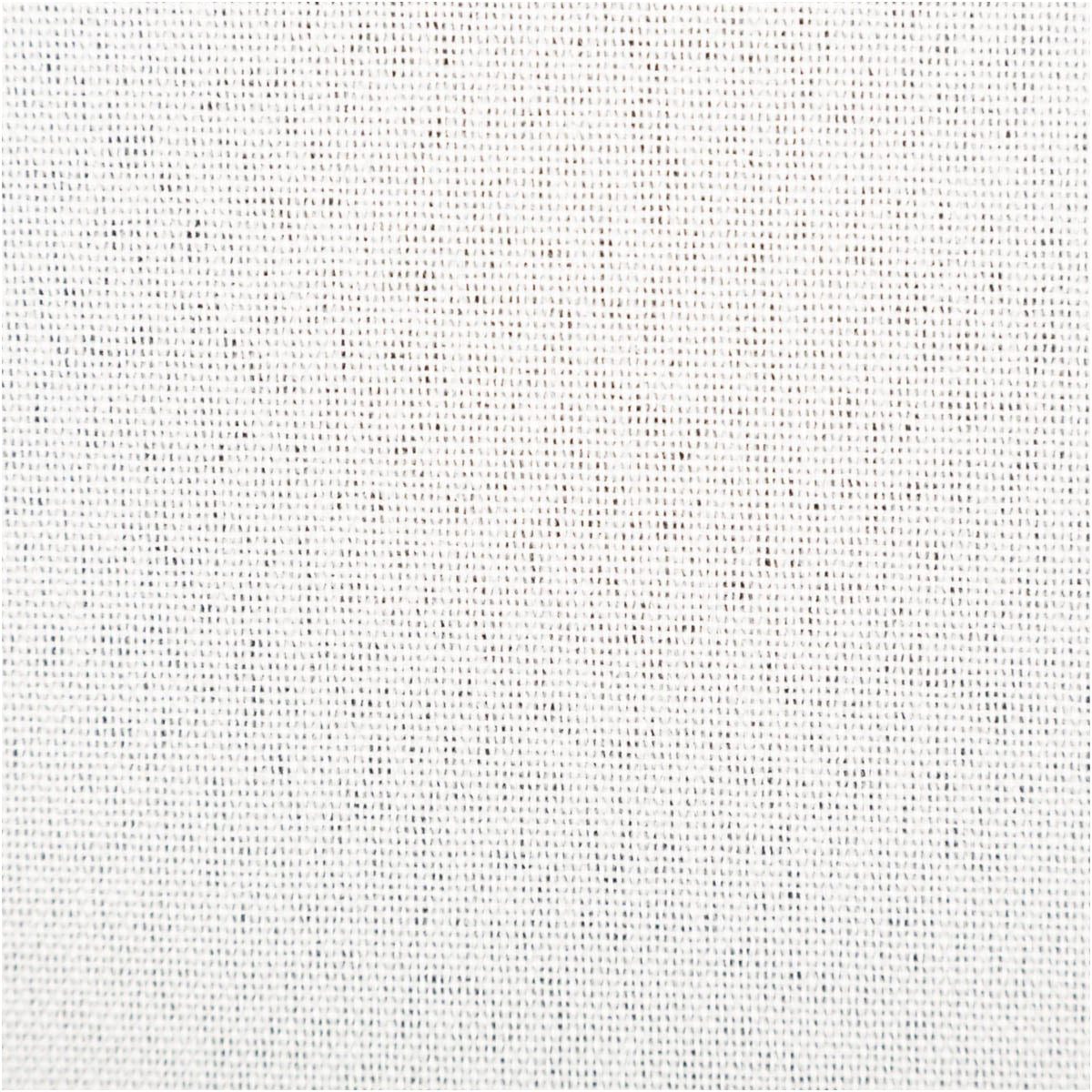 SCHÖNER LEBEN. Stoff Verdunklungsstoff Meterware Weiß-Grau meliert Doubleface 147 cm, doubleface