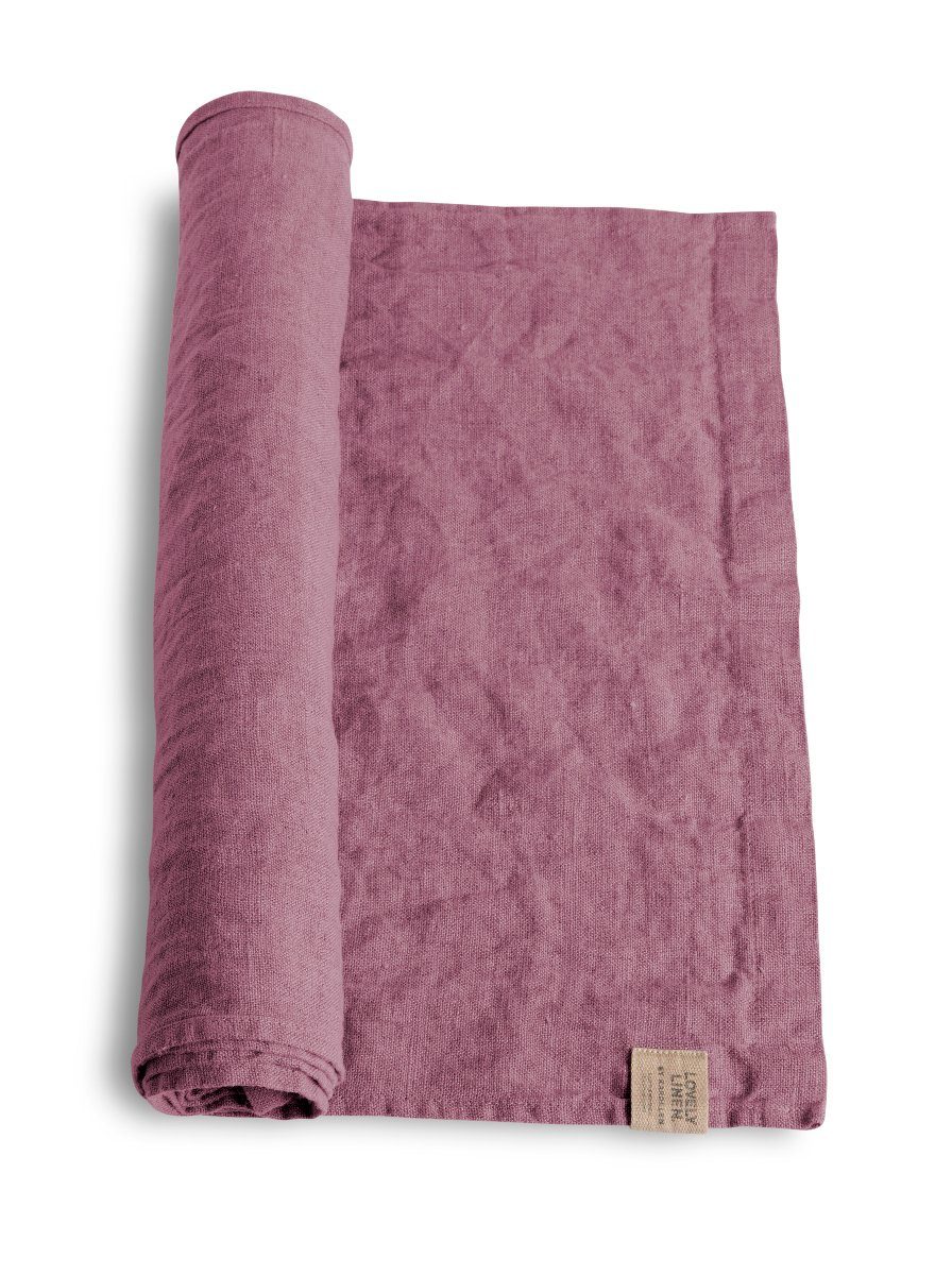 Lovely Linen Tischläufer Linen Lovely Tischläufer Leinen old rose 47 x 150 cm, LOVELY 47X150 OLD ROSE L40xB23xH0,5CM