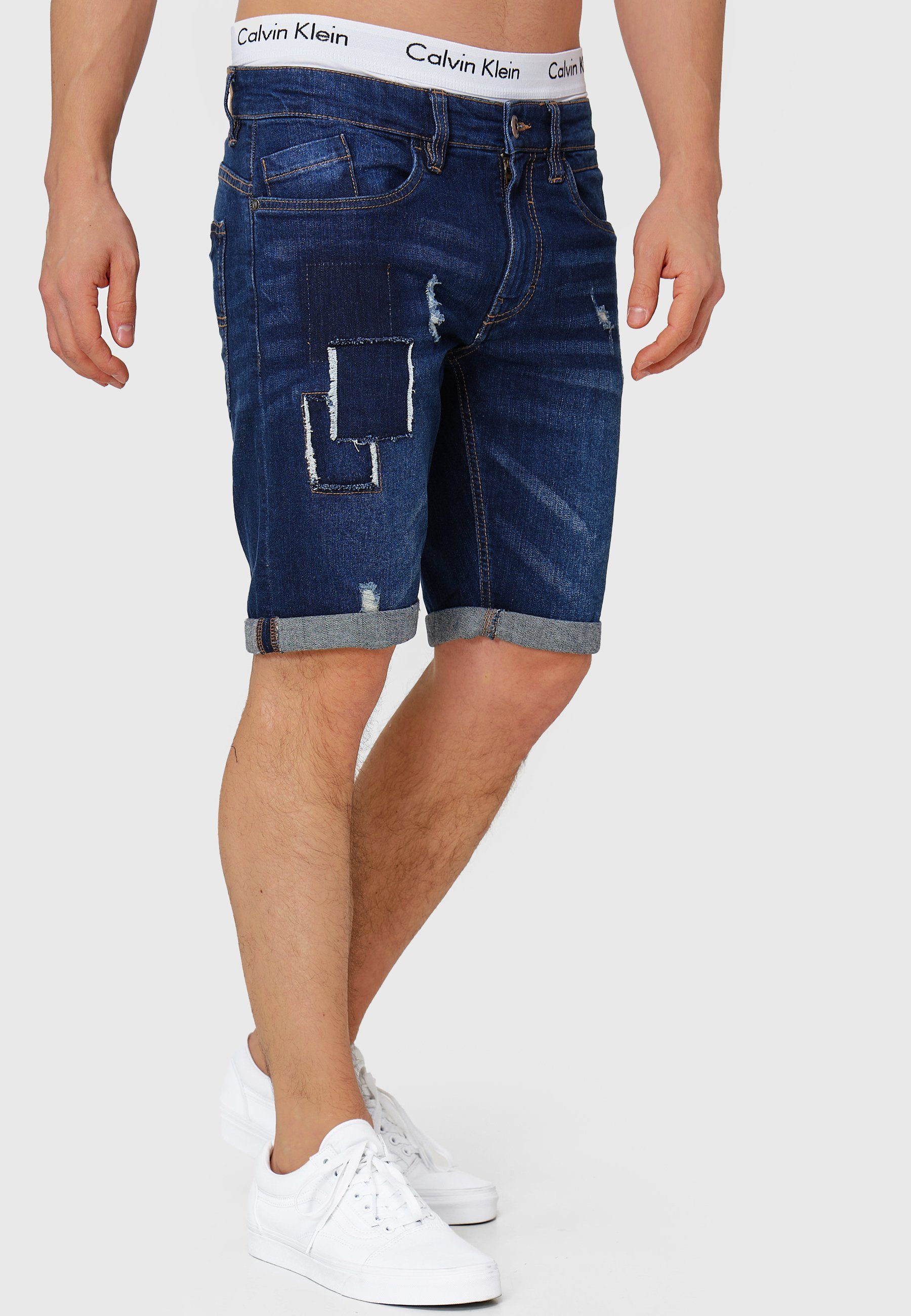 INDICODE Jeansshorts Herren Roberts Jeans Shorts Herrenshorts aus elastischer Baumwoll-Qualität – Bild 3 von 5