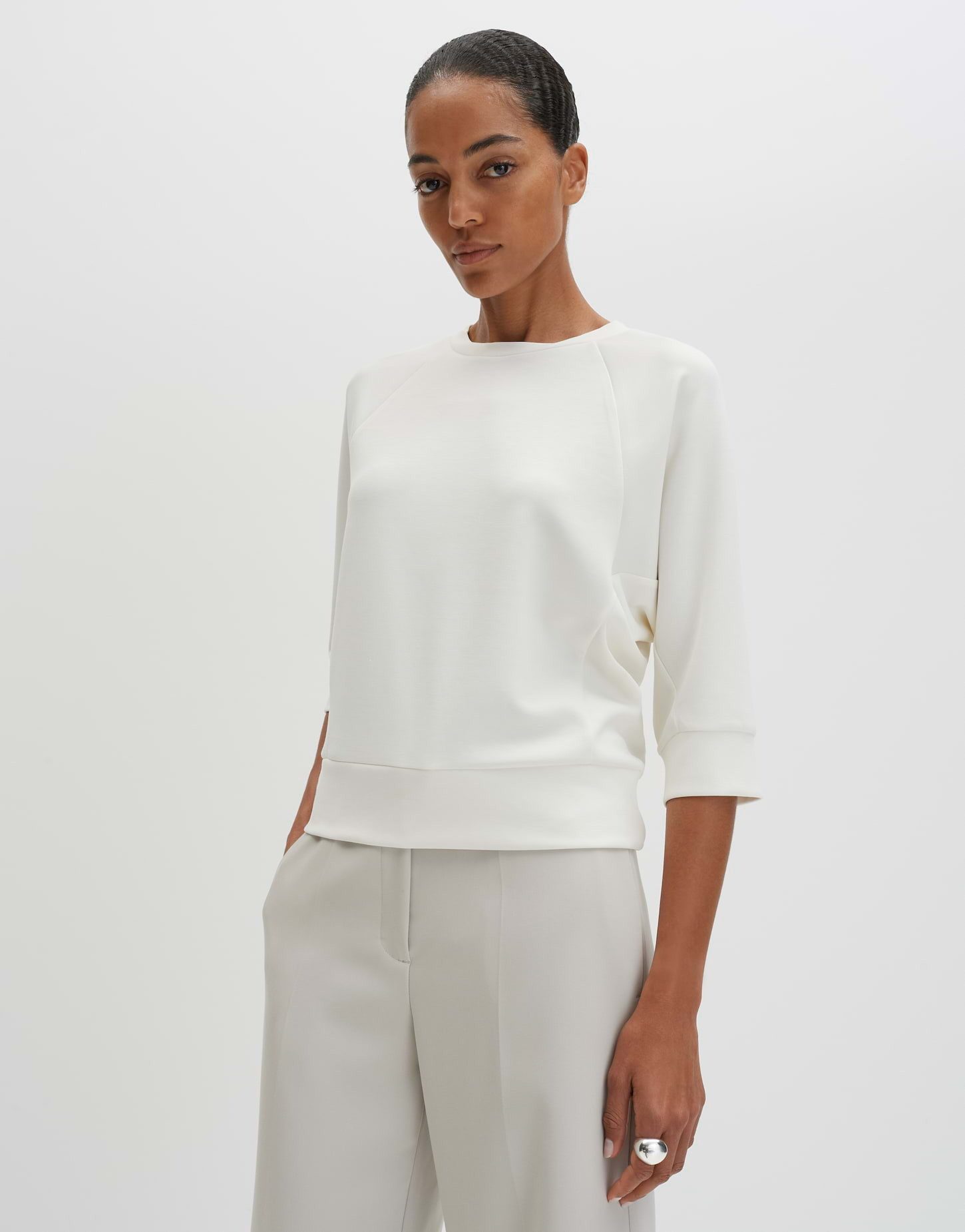 someday Sweatshirt Ulea Lockere Passform, Raglanärmel und breiter Saum