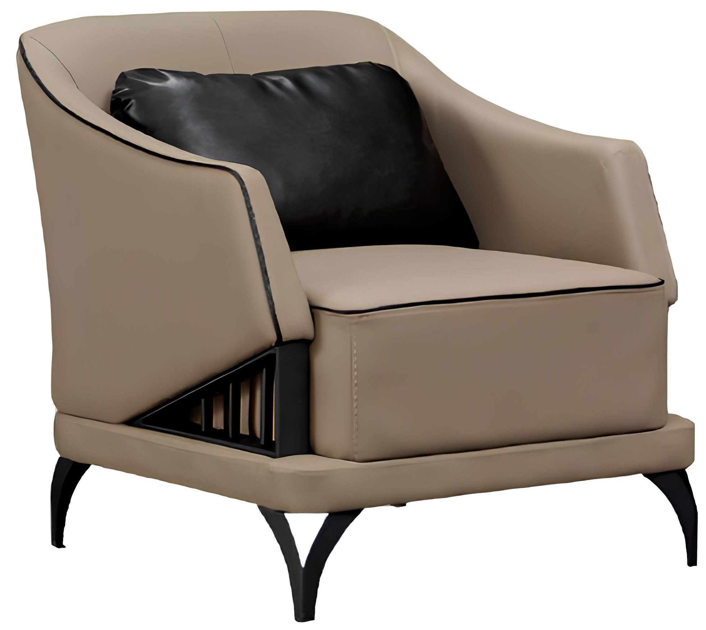 Loungesessel Ein luxuriöses Einzelsofa für das Wohnzimmer, Teil einer