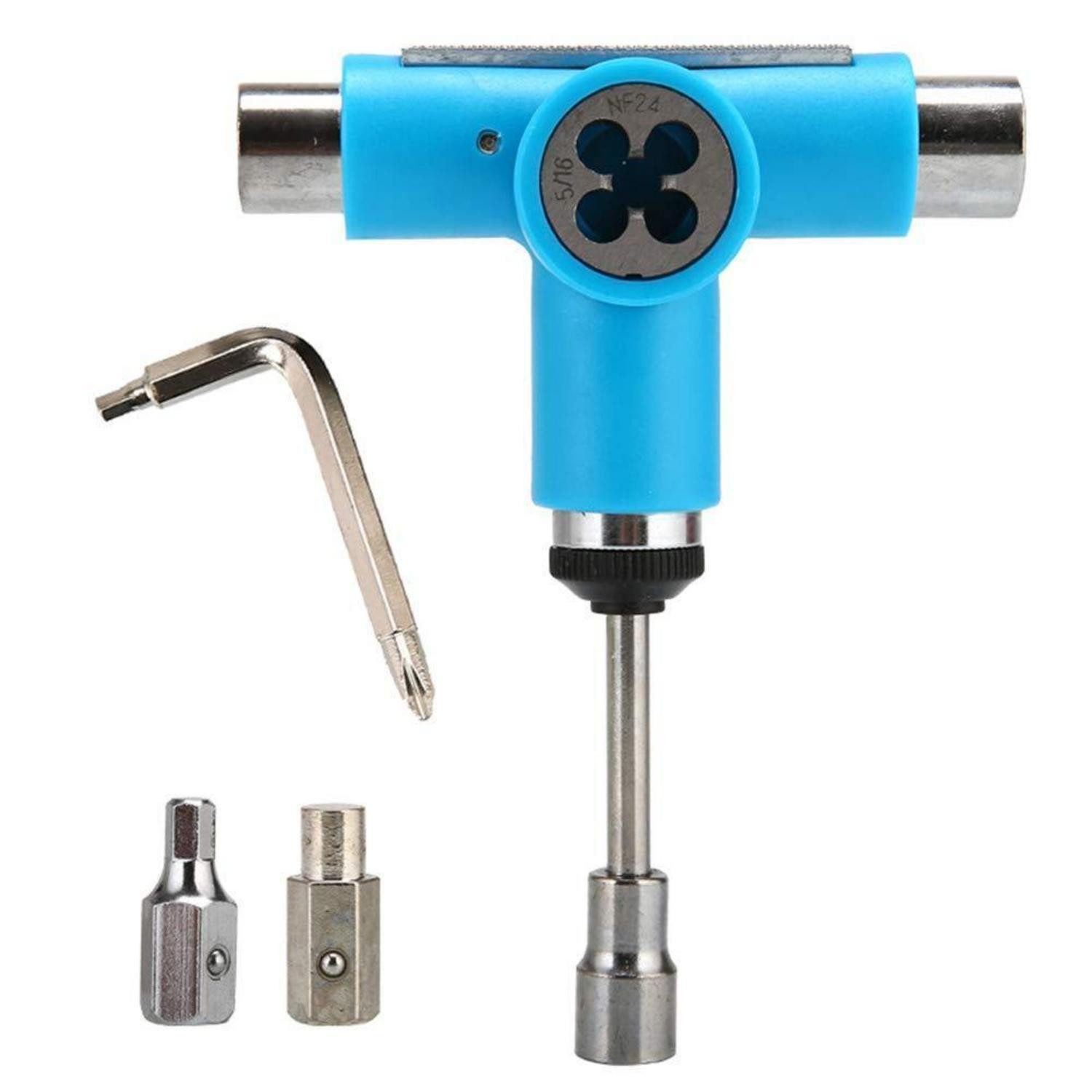 LuxusKollektion Skateboard Skateboard-Werkzeug Multifunktion T-Werkzeug blau (1-St)