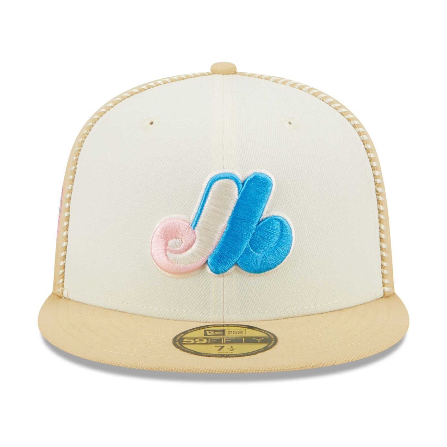 New Era Fitted Cap Expos STITCH SEAM Montreal 59Fifty