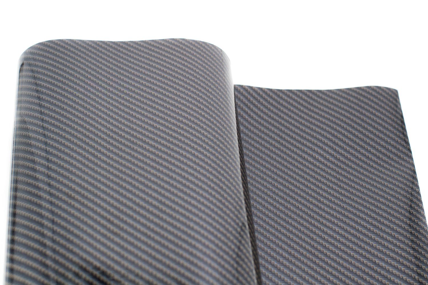 Star Geschenkpapier, glänzend 70cm Geschenkpapier Optik Rolle schwarz Carbon 2m x