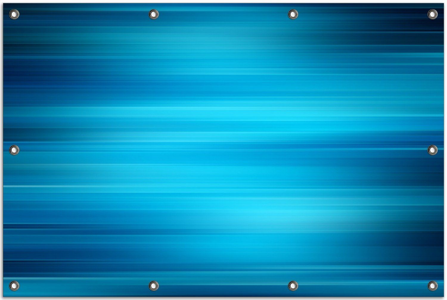 Wallario Sichtschutzzaunmatten Blau und schwarz gestreift - Abstraktes Streifenmuster