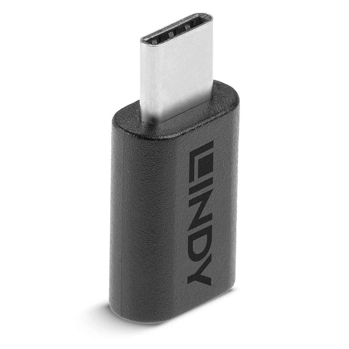 Lindy 41893 Kabeladapter USB 3.2 Type C Schwarz USB-Kabel