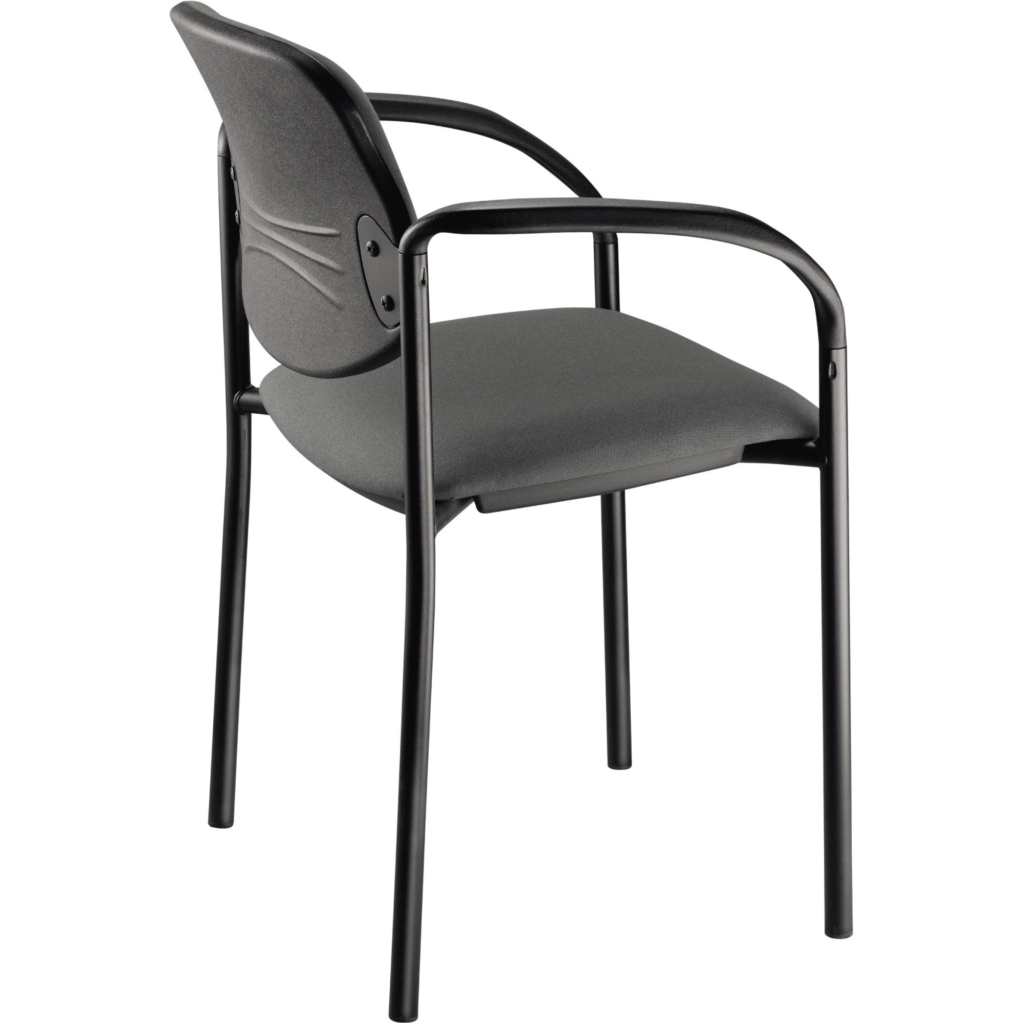 Nowy Styl Besucherstuhl Besucherstuhl STYL ARM 4Fuß gepolstert schwarz/schwarz