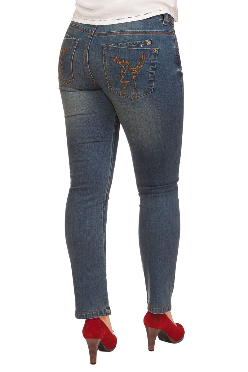 Hammerschmid Trachtenjeans Trachtenjeans Damen - CHIEMGAU - jeansblau