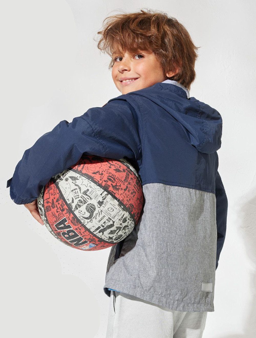 Outburst Funktionsjacke Outburst Jungen Jacke Übergang Frühjahr Sommer marine grau meliert (kein Set)