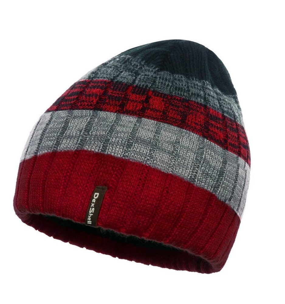 DexShell Beanie Gradient rot/grau Herren/Damen
