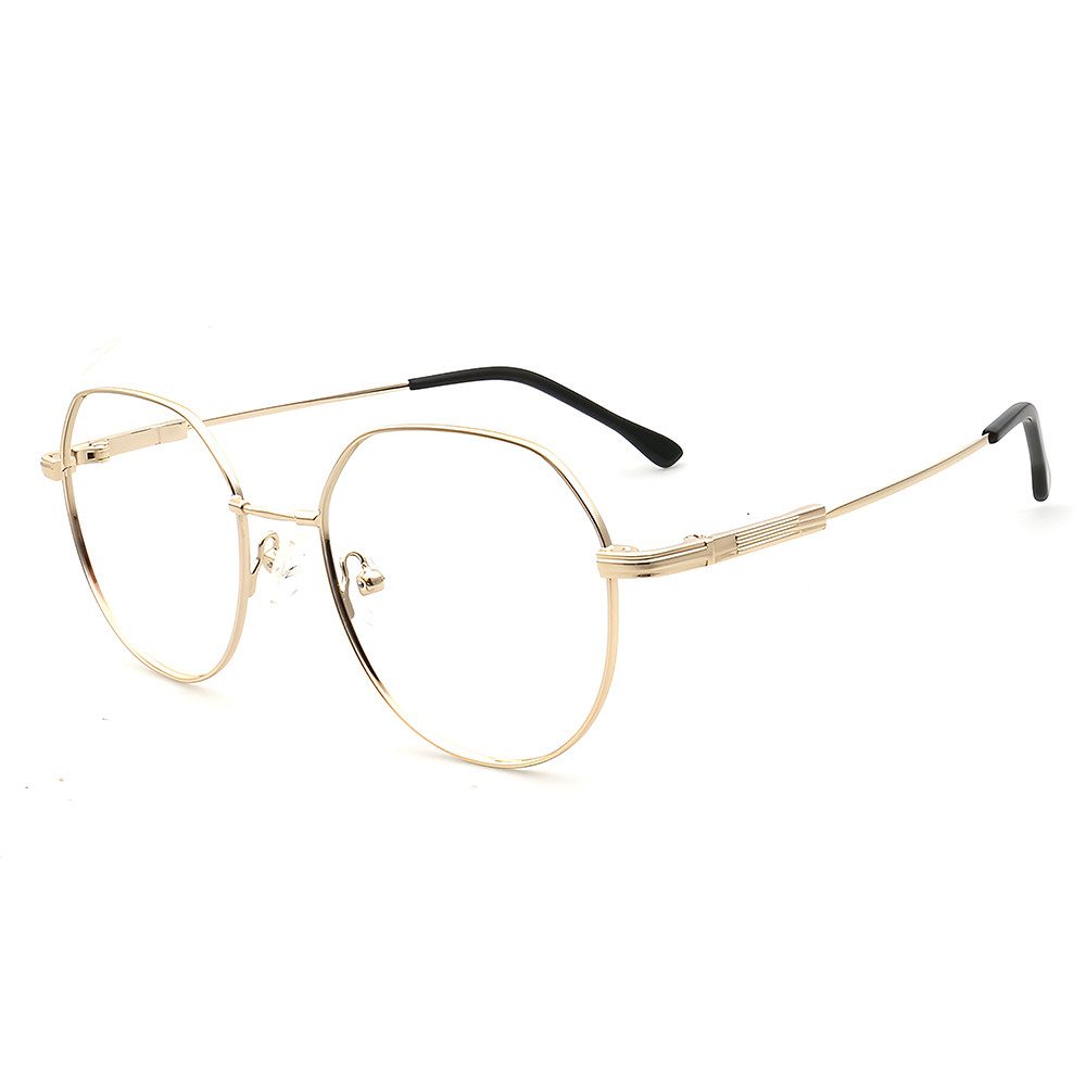 PACIEA Lesebrille Damen Herren Biegsame BügelBlaulichtfilter Metall Vollrand