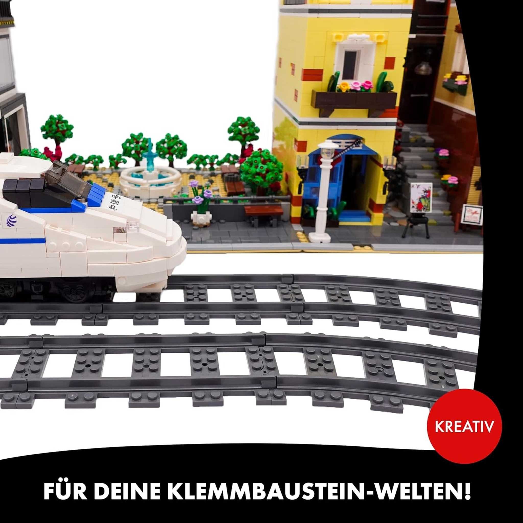 Lonestar-Bricks LB-60012 - 30 Stück Schienen Kurven (Lonestar-Bricks) Spielbausteine