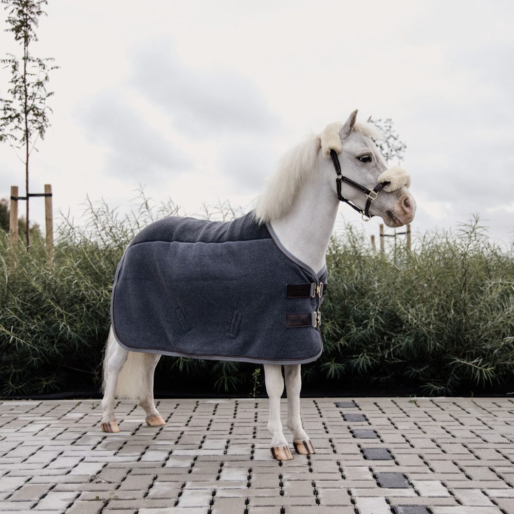 Kentucky Horsewear Pferde-Abschwitzdecke Kentucky Horsewear Fleece Heavy Tiny - grau