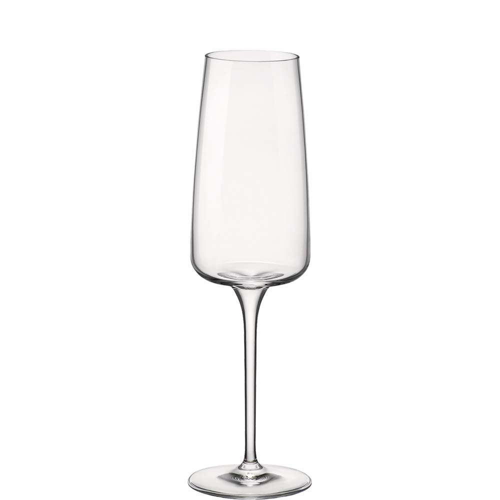 Bormioli Rocco Sektglas Nexo, Kristallglas, Sektkelch Sektglas 240ml Kristallglas Transparent 6 Stück
