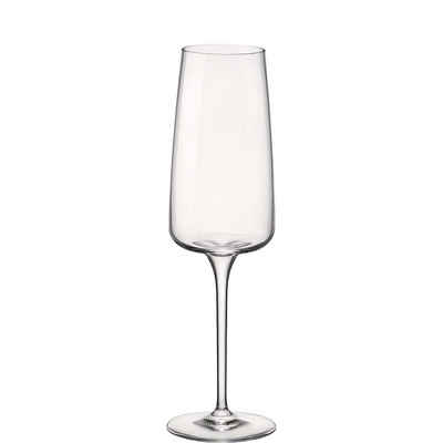 Bormioli Rocco Sektglas Nexo, Kristallglas, Sektkelch Sektglas 240ml Kristallglas Transparent 6 Stück