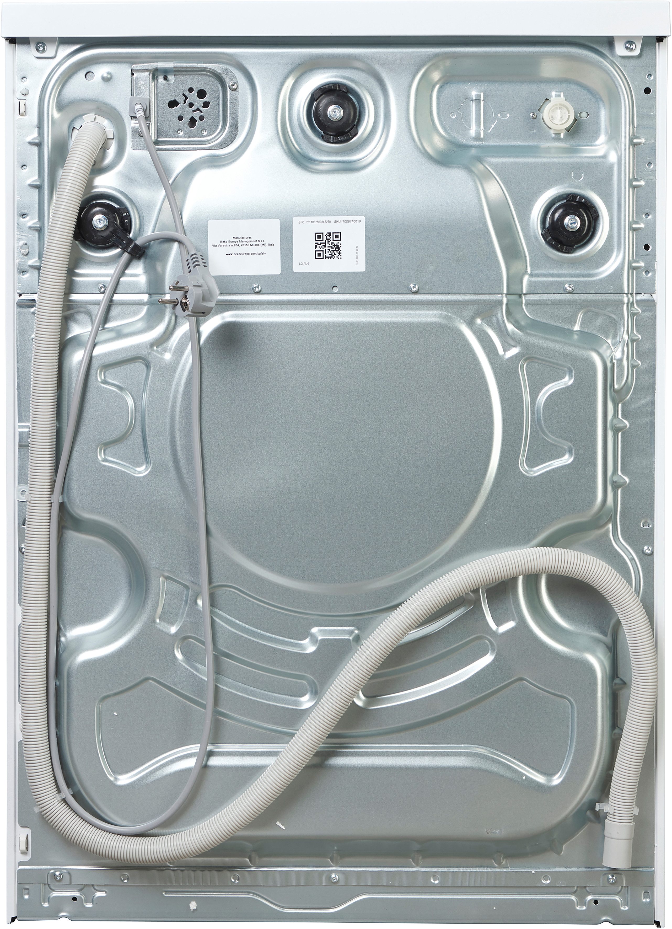 BAUKNECHT Waschmaschine B WM Smart Eco 8A, 8 kg, 1400 U/min, Adaptive Wash – Intelligente Anpassung der Programme an Ihre Wünsche – Bild 5 von 5