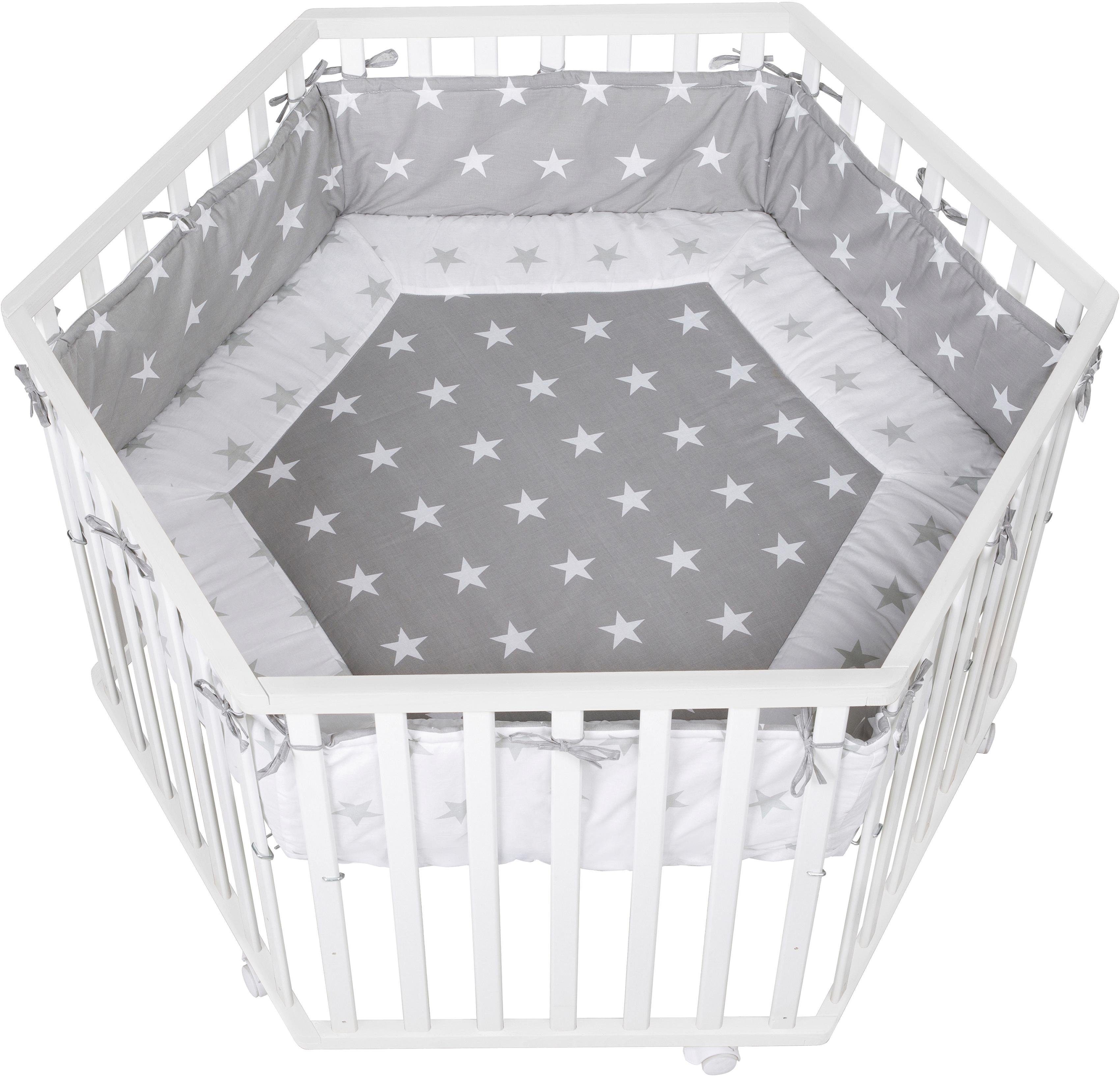 Laufgitter Little Stars, natur, 6-eckig