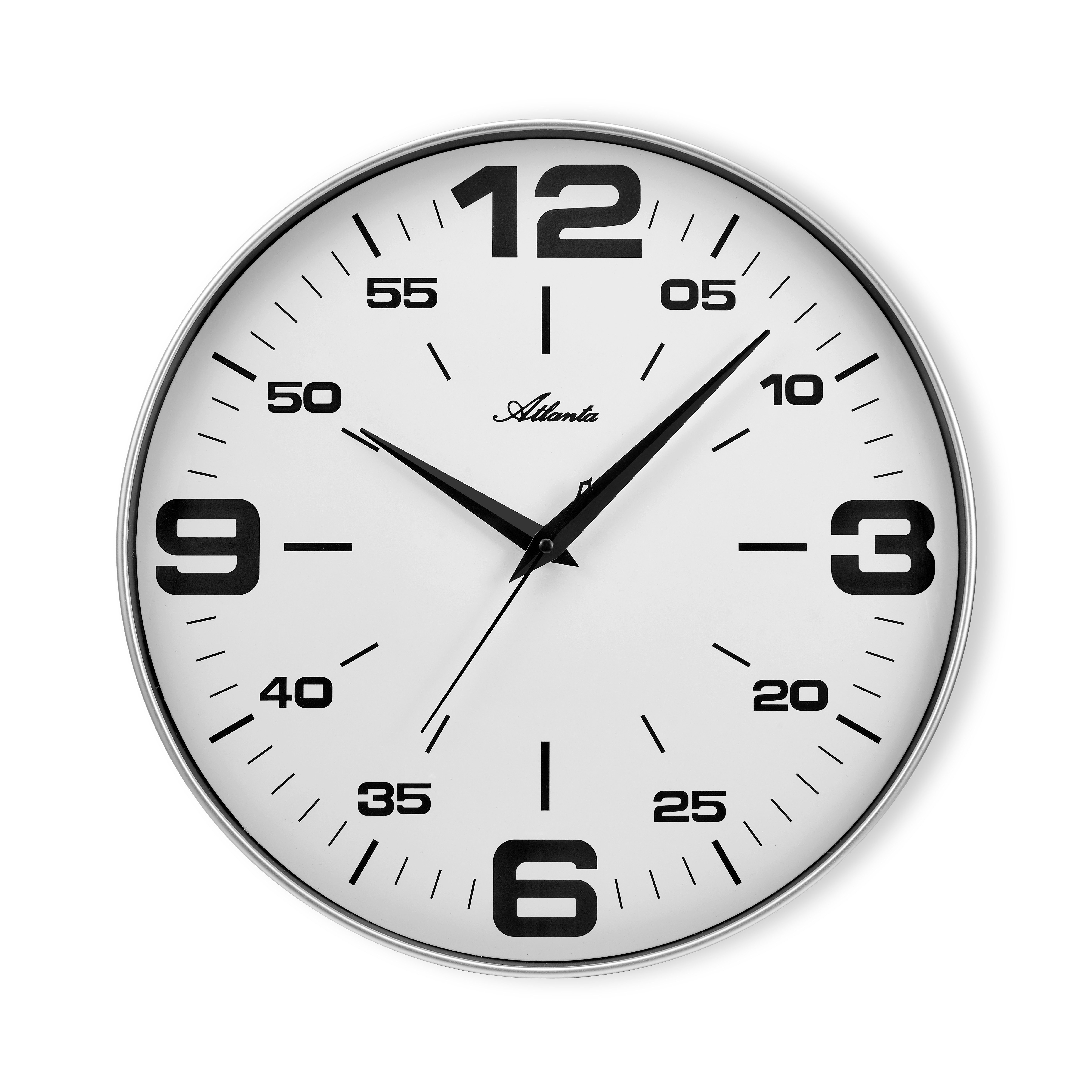 Atlanta Wanduhr (Wohnzimmer, Esszimmer, Küche, Arbeitszimmer, Flur, Büro, Gästezimmer)