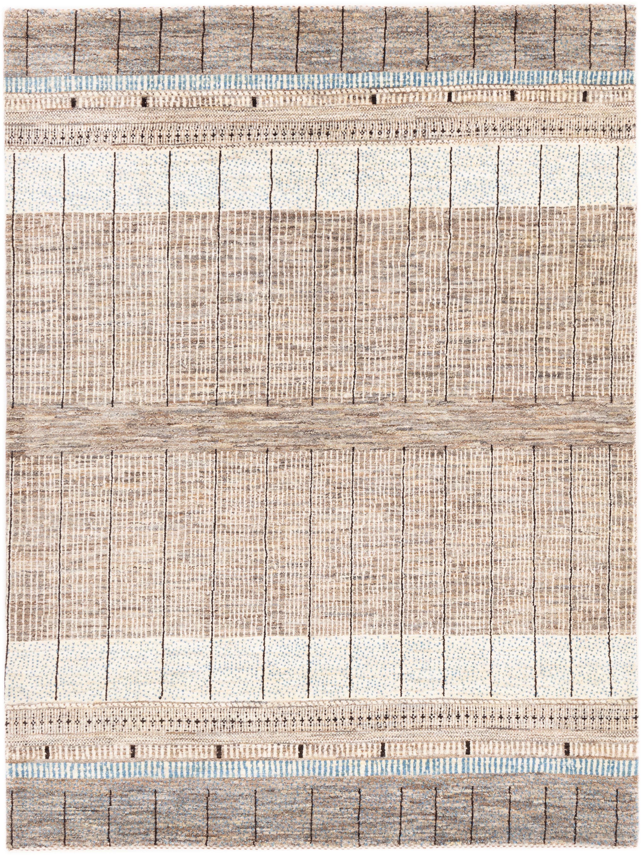 CABBEL Wollteppich Handgeknüpfter Perser Lori Wollteppich Beige Allover 148x197 cm, Rechteckig, Höhe: 20 mm, Handgeknüpftes Unikat aus 100% Wolle – langlebig und natürlich
