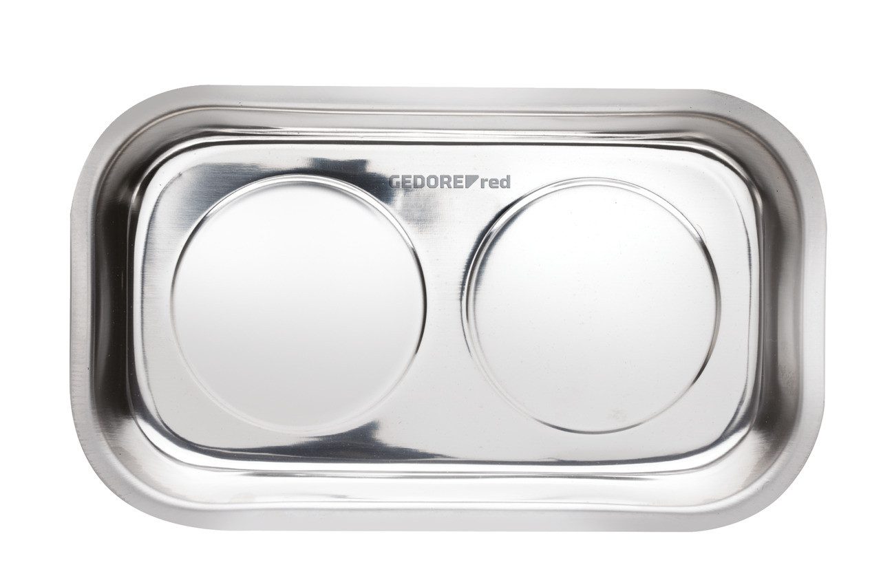 Gedore Red Werkzeugkoffer R19102000 Edelstahlmagnetschale 2x Magnet 240x140 mm