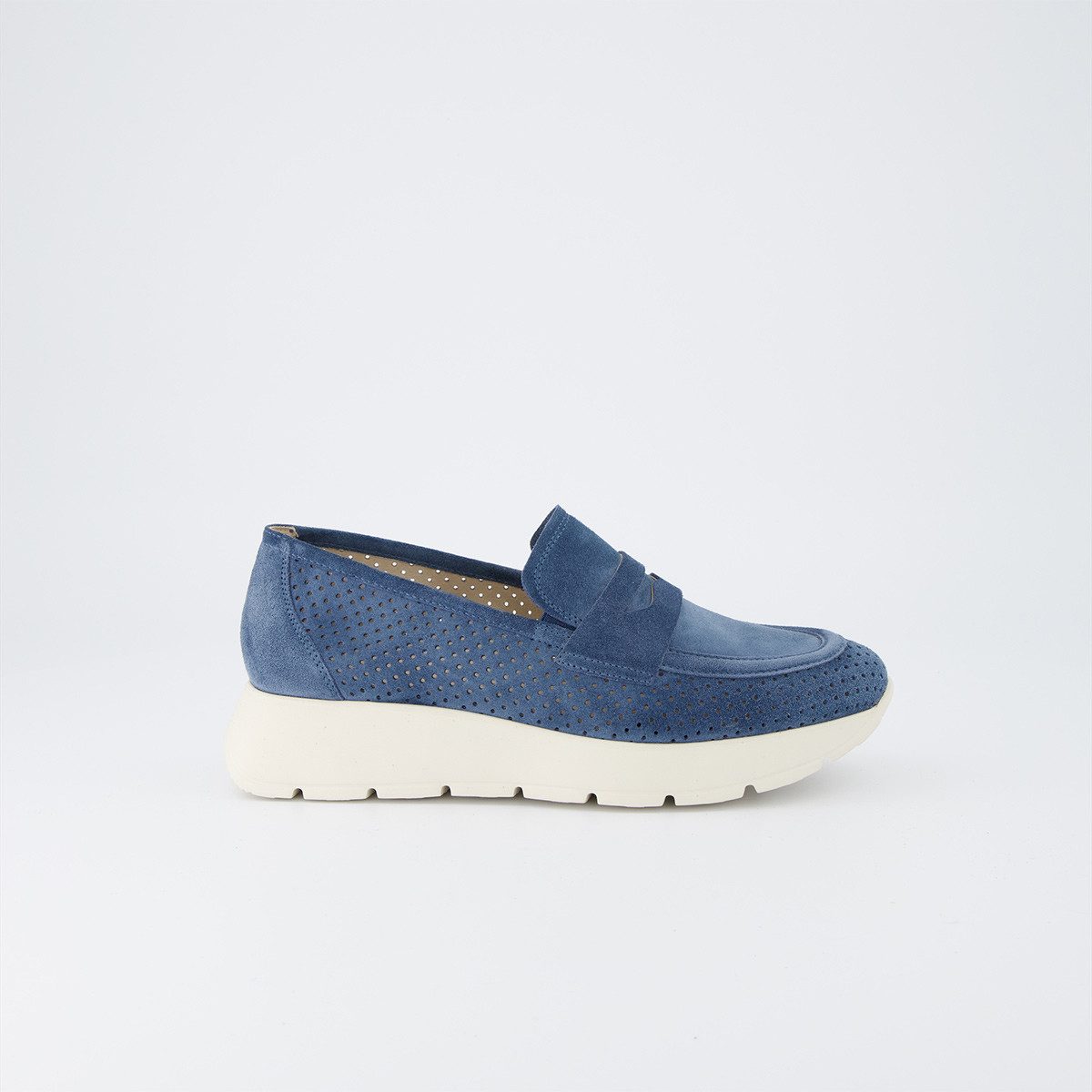 Paul Green 1139-037, Sneaker in Blau für Damen Sneaker