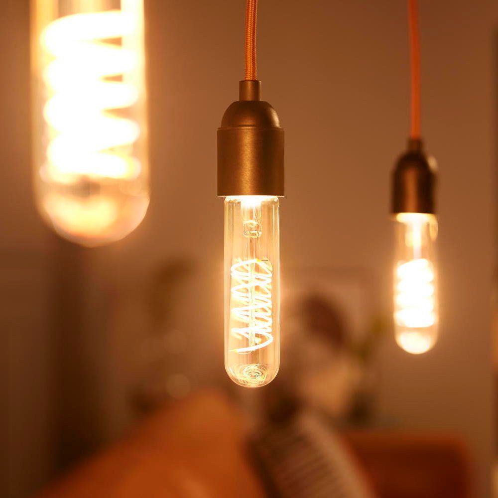 Philips LED-Leuchtmittel LED Lampe ersetzt T32, gold, n.v, warmweiss warmweiß, Lumen, Röhrenform 25W, E27 250