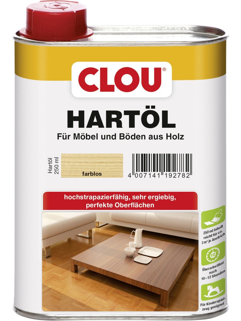Hartholzöl Clou Hartöl 250 ml farblos