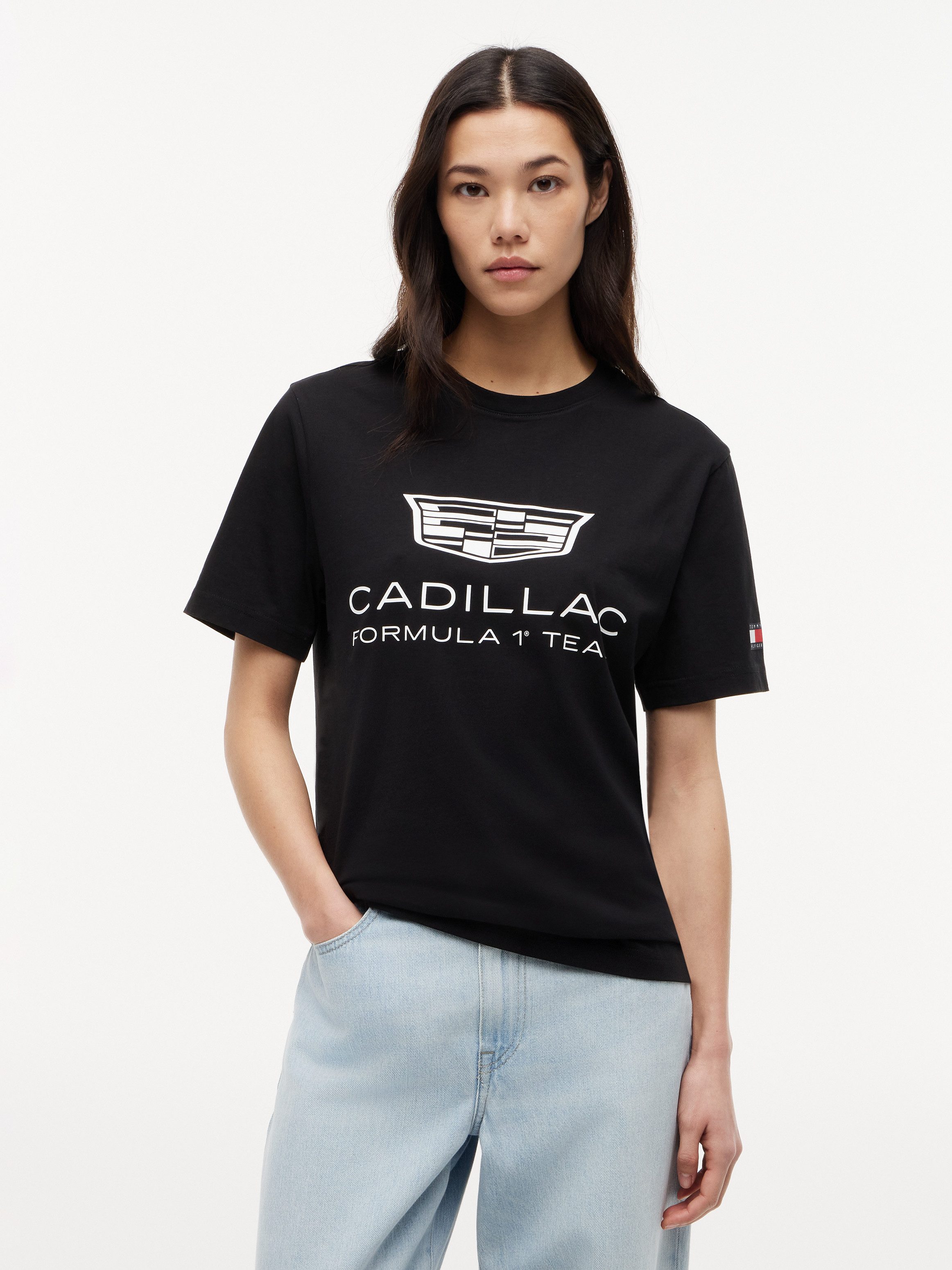 Tommy Hilfiger T-Shirt TH X Cadillac Formula 1 Team SHIELD regular fit – Bild 3 von 5