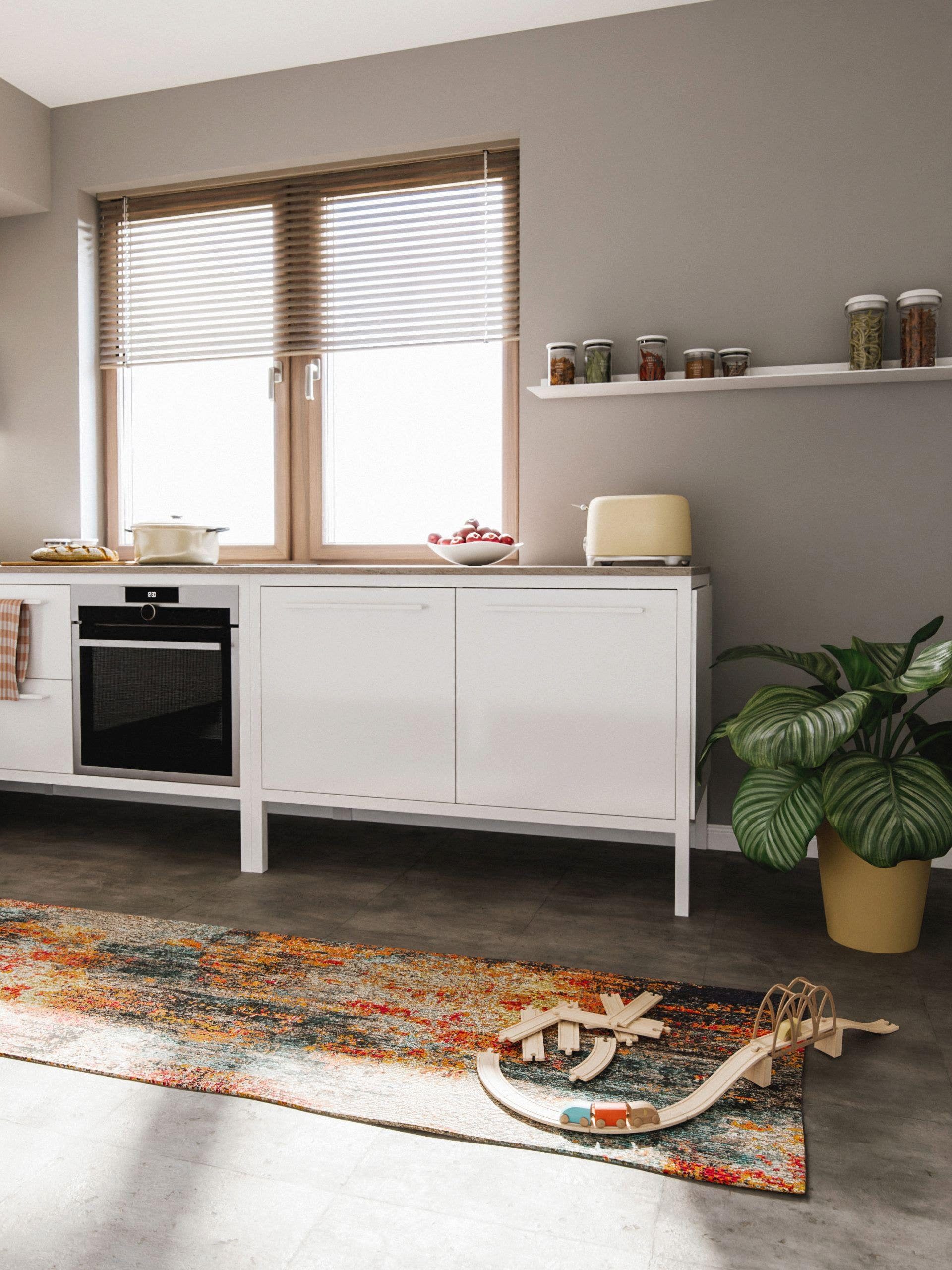 benuta Teppich Casa, rechteckig, Höhe: 11 mm, Teppich Wohnzimmer, Esszimmer günstig online kaufen