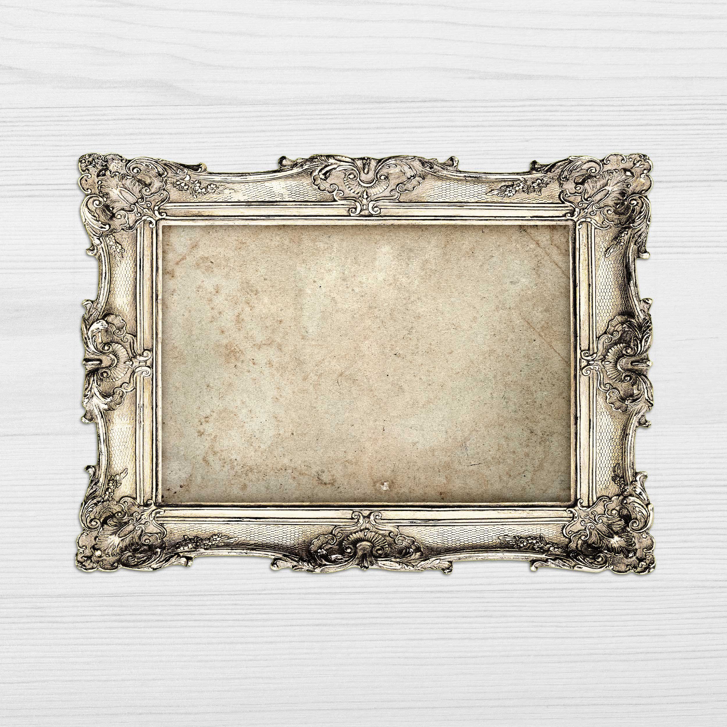 framepad.de Platzset Tischset abwaschbar - Framepad "Florenz" in beige, (1-St., 44 x 32cm), Tischset in eleganter Bilderrahmen-Optik aus erstklassigem Vinyl