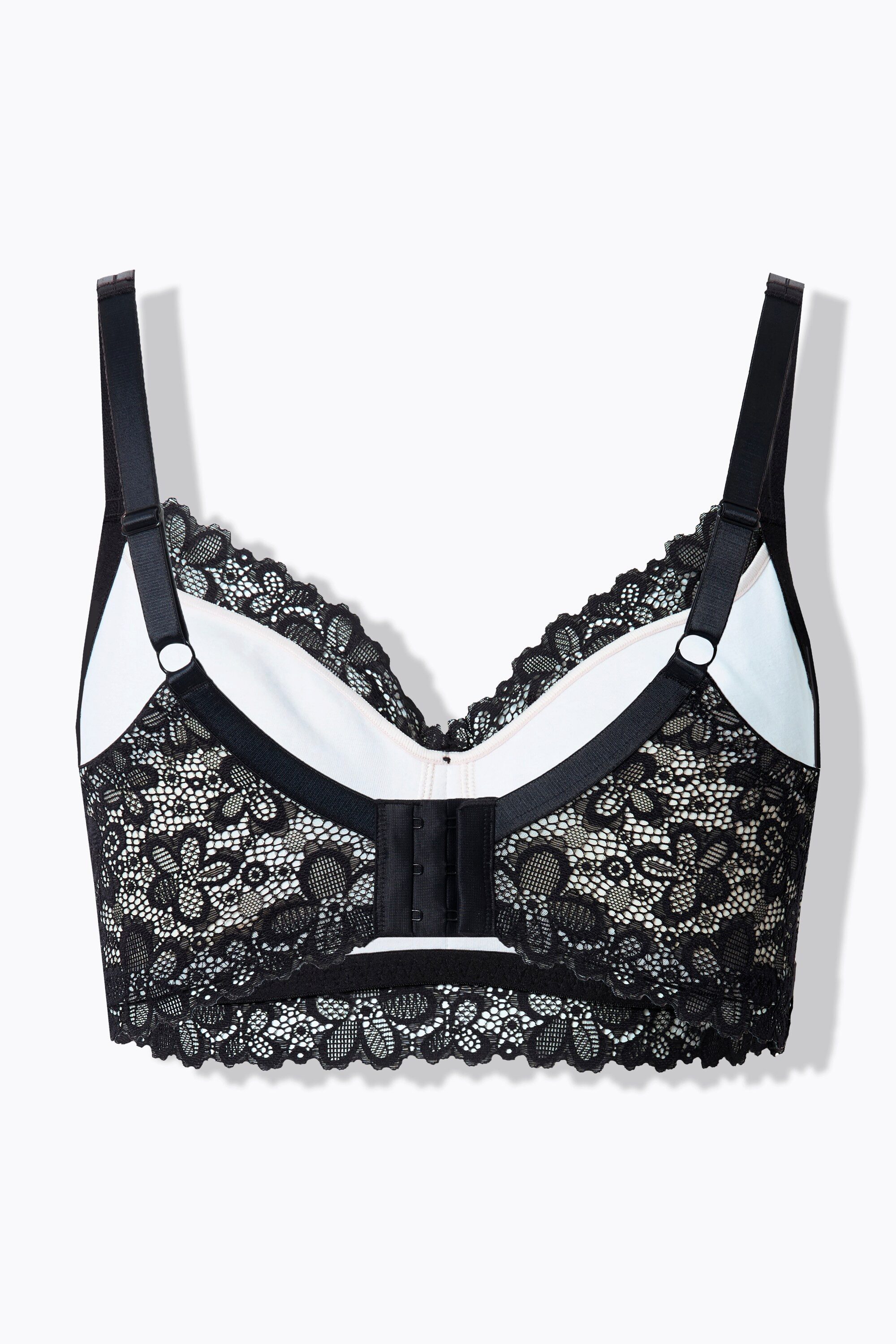 Ulla Popken Soft-BH TruYou Bralette Spitze Softschale ohne Bügel – Bild 4 von 4