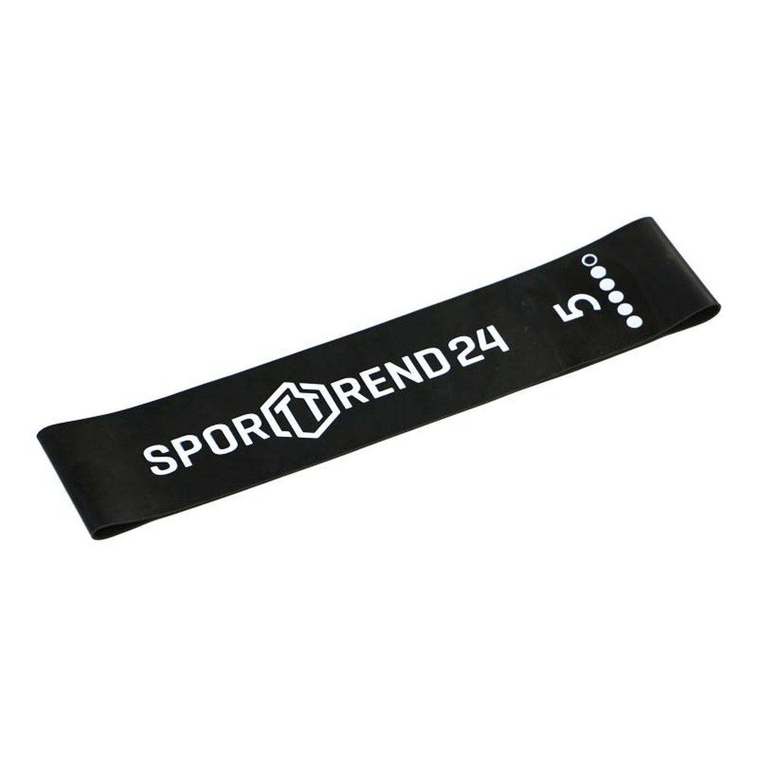 Sporttrend 24 Gymnastikbänder Mini Band schwarz 1,1mm / sehr stark, Trainingsband