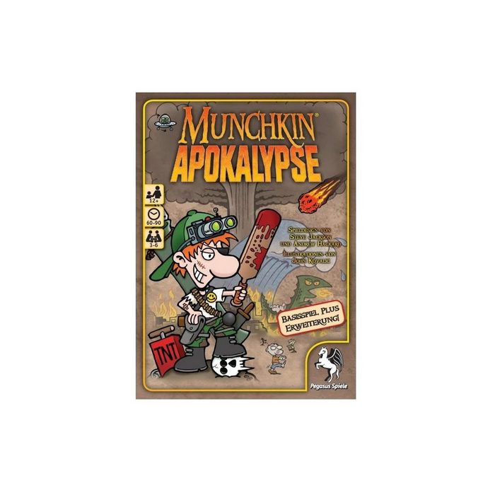 Pegasus Spiele Spiel 17242G - Munchkin Apokalypse 1+2 Basisspiel inkl.... PY9787