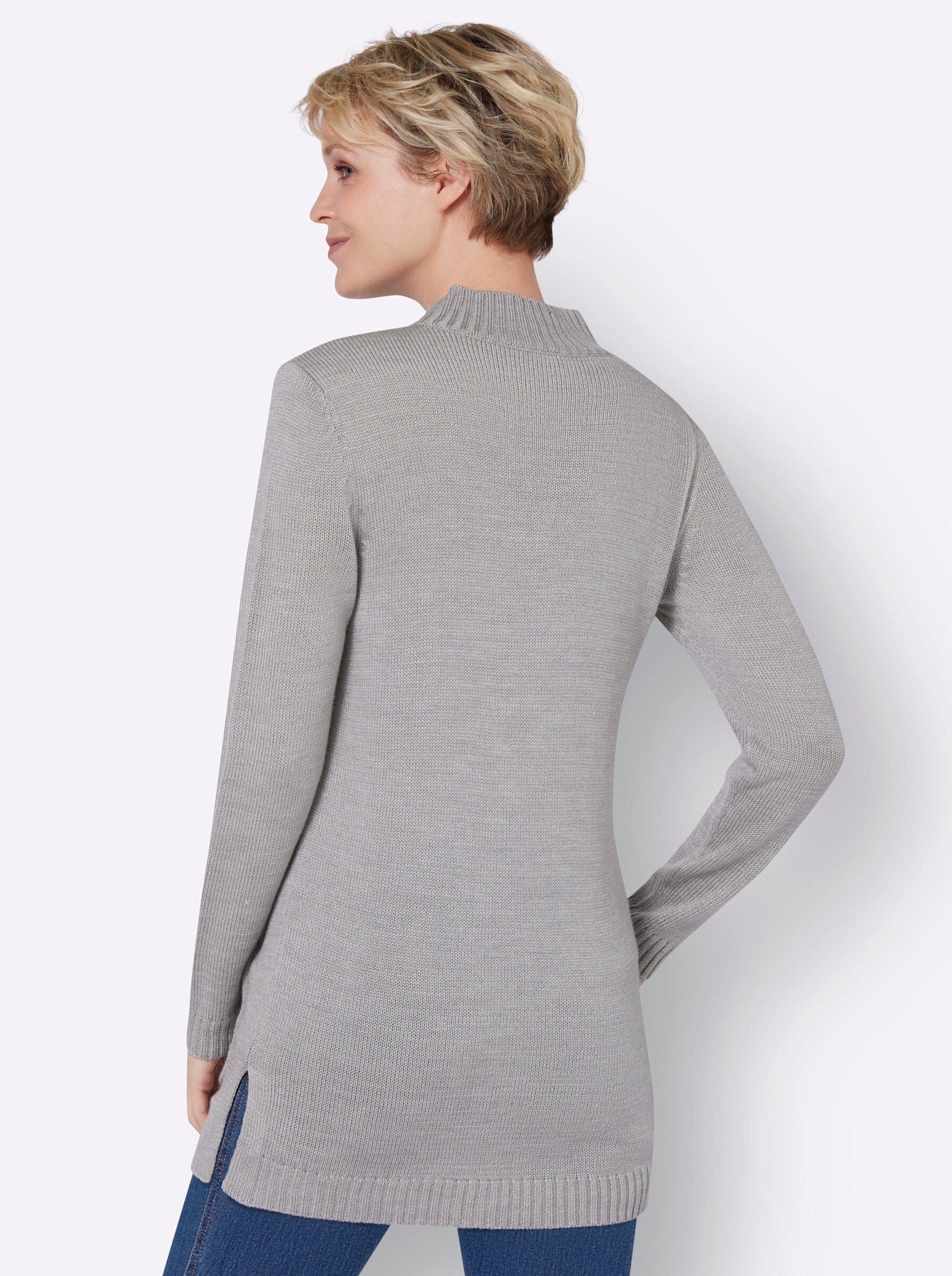 Sieh an! Strickpullover Longpullover günstig online kaufen