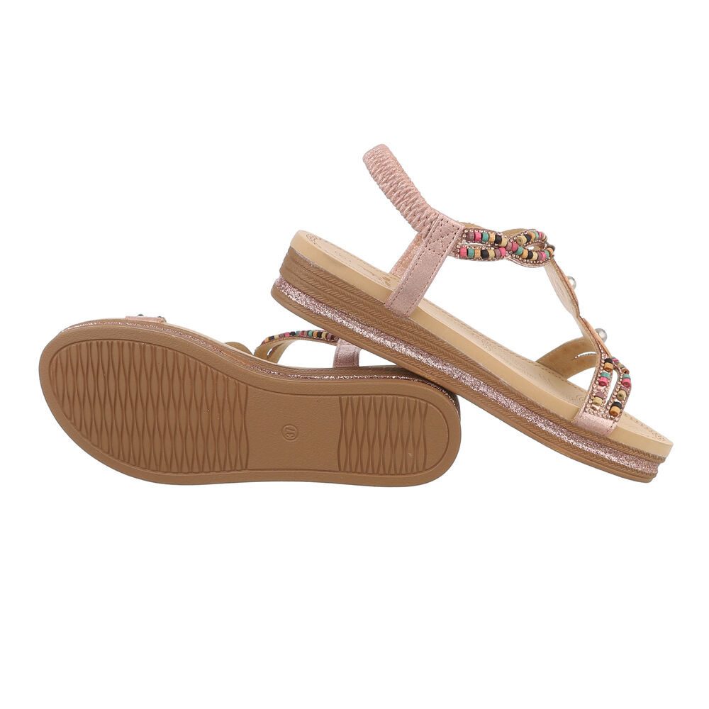 Ital-Design Damen Boho/Hippie Riemchensandalette (85960311) Keilabsatz/Wedg günstig online kaufen