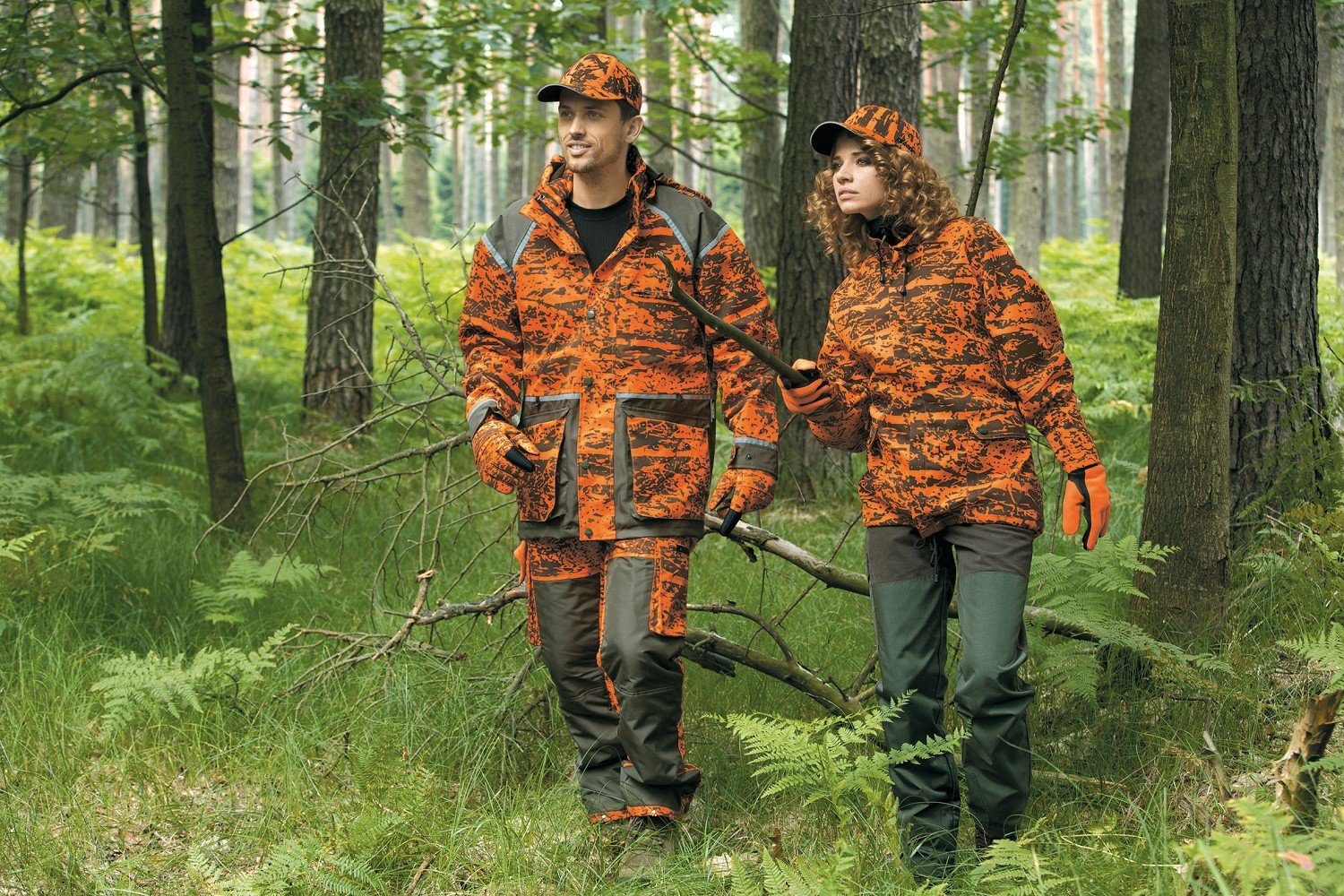 Hubertus® Hunting Winterjacke Hundeführer-Durchgehjacke Drückjagdjacke Treibjagdjacke Oefele Jagd