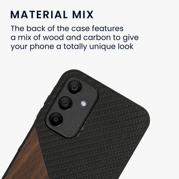 kwmobile Handyhülle Hülle für Samsung Galaxy A15 5G, Holz Handy Schutzcase - Handy Case Schutzhülle - Smartphone Cover