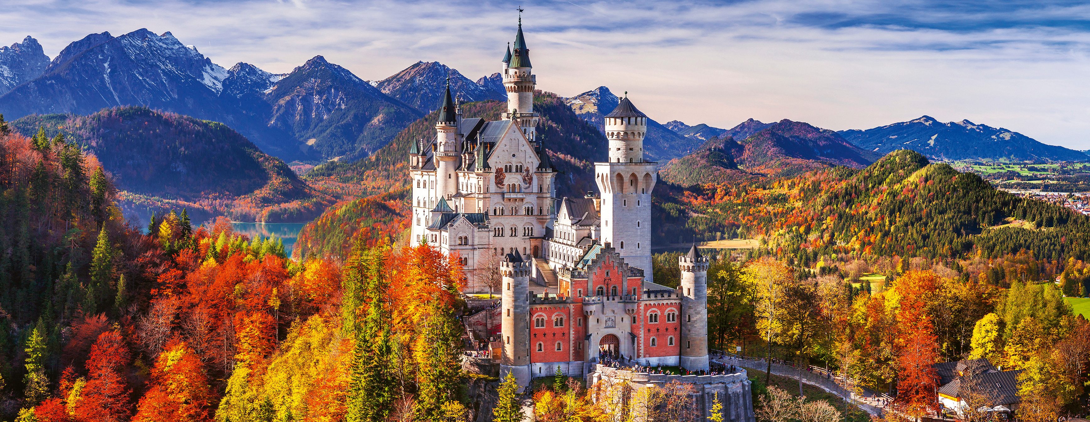 Ravensburger Puzzle Panorama, Schloss in Bayern, 1000 Puzzleteile, Made in günstig online kaufen