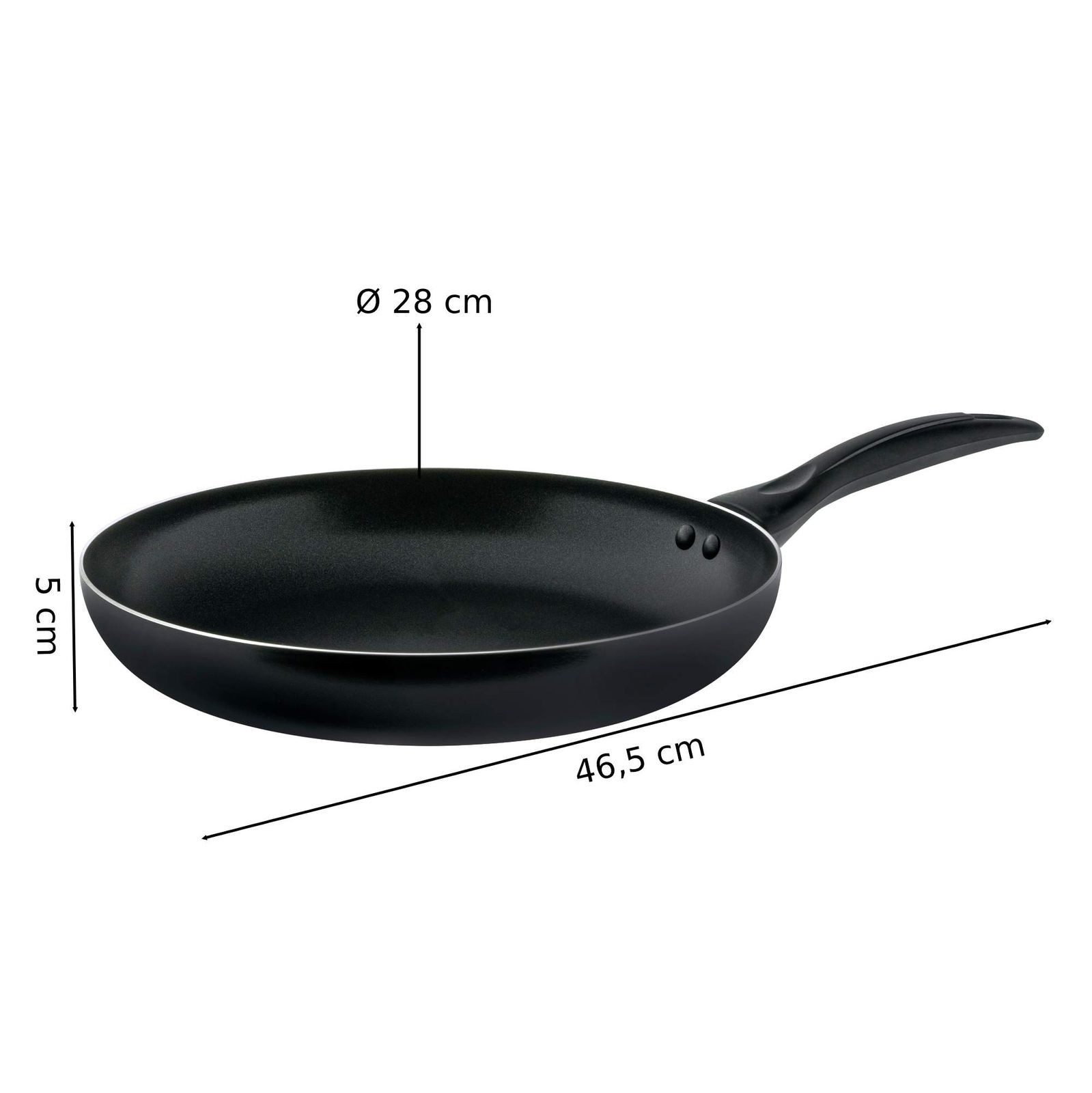Gravidus Bratpfanne Alu Pfanne 28 cm antihaftbeschichtet