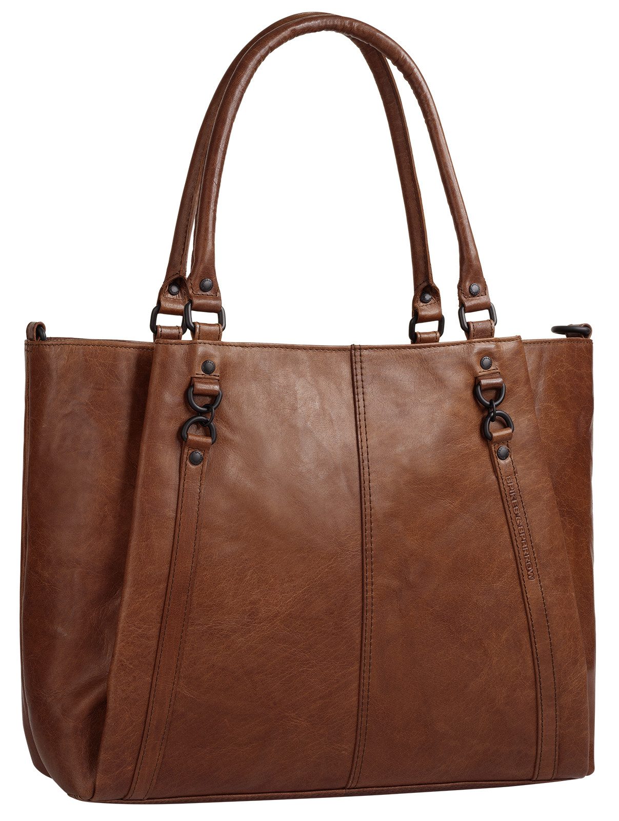 Spikes & Sparrow Shopper, echt Leder