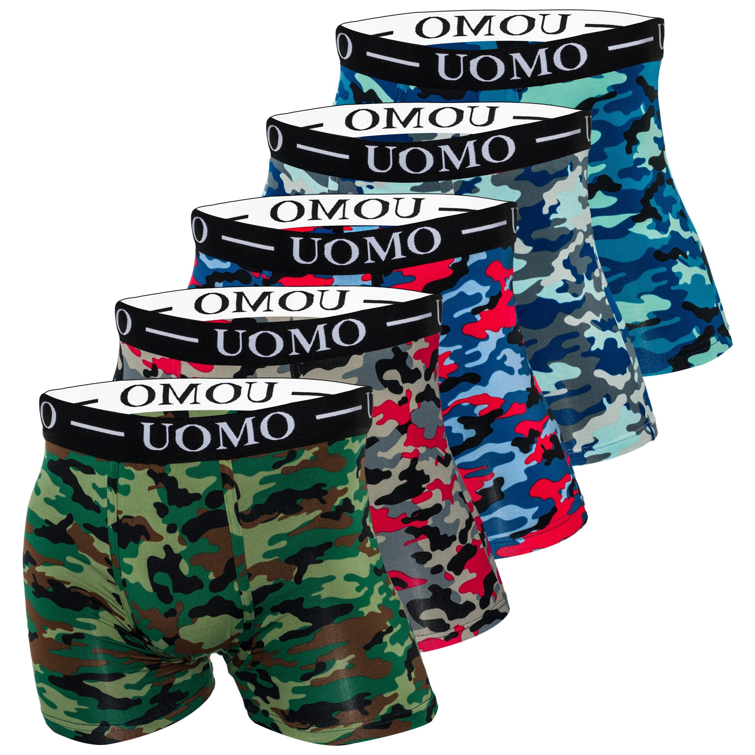 TEXEMP Boxershorts 5er-10er Pack Herren Boxershorts Unterwäsche Baumwolle B günstig online kaufen