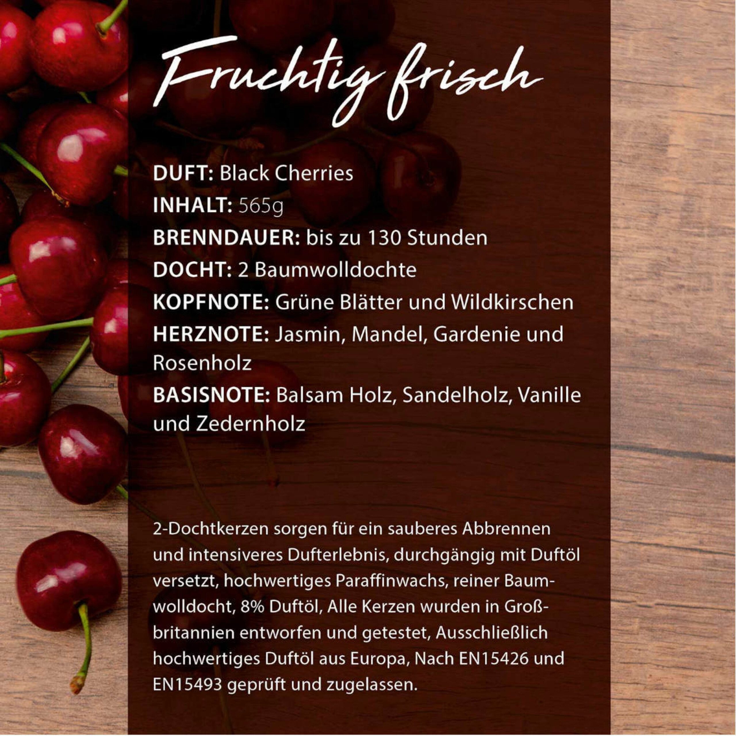 Woodbridge Duftkerze Woodbridge Duftkerze, Black Cherries günstig online kaufen