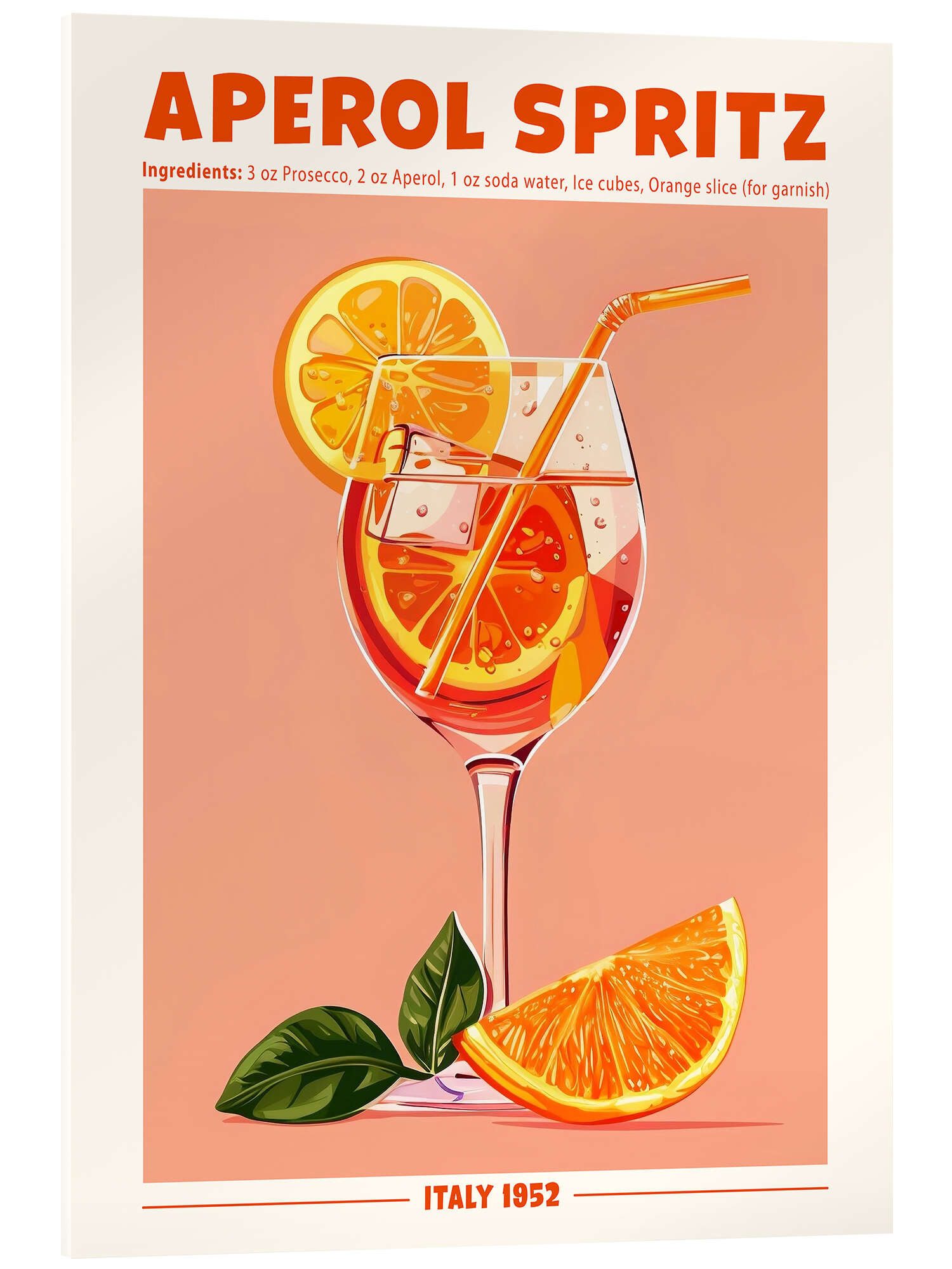 Posterlounge Wandbild Aperol Spritz, Italien 1952, günstig online kaufen