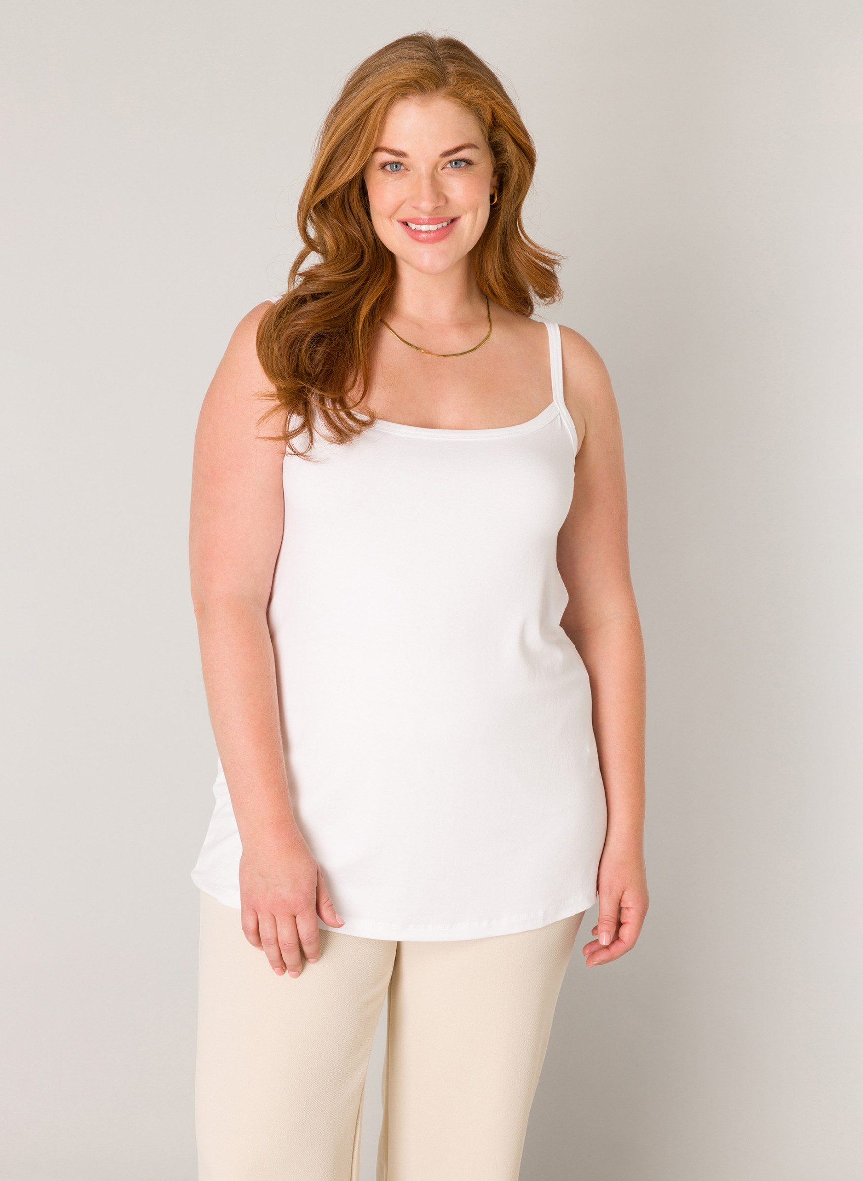 Base Level Curvy Spaghettitop Alexa Verstellbare Träger günstig online kaufen