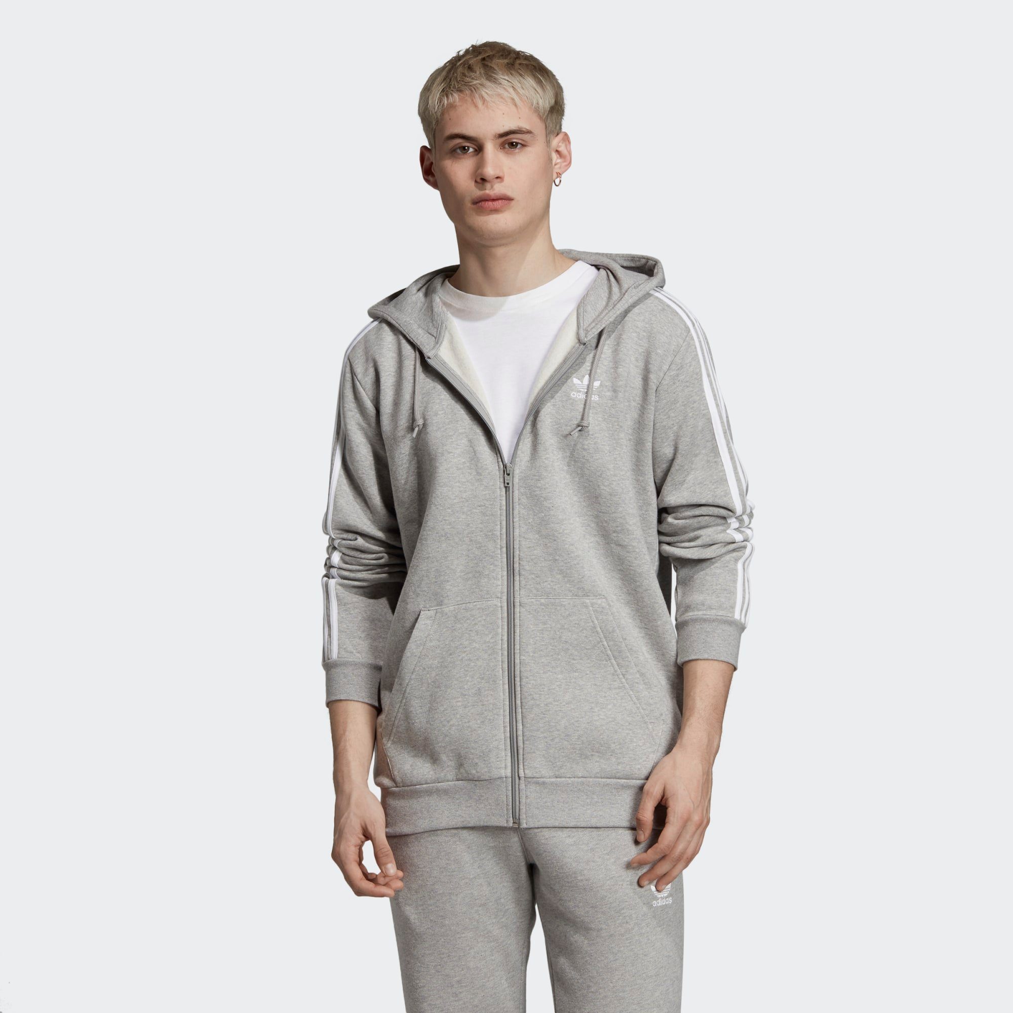 adidas Originals Kapuzensweatjacke »3 Streifen Kapuzenjacke adidas 3 Streifen Kapuzenjacke Damen billig kaufen