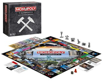 Winning Moves Spiel, Brettspiel Monopoly Ruhrpott inkl. Quartettspiel Zechen