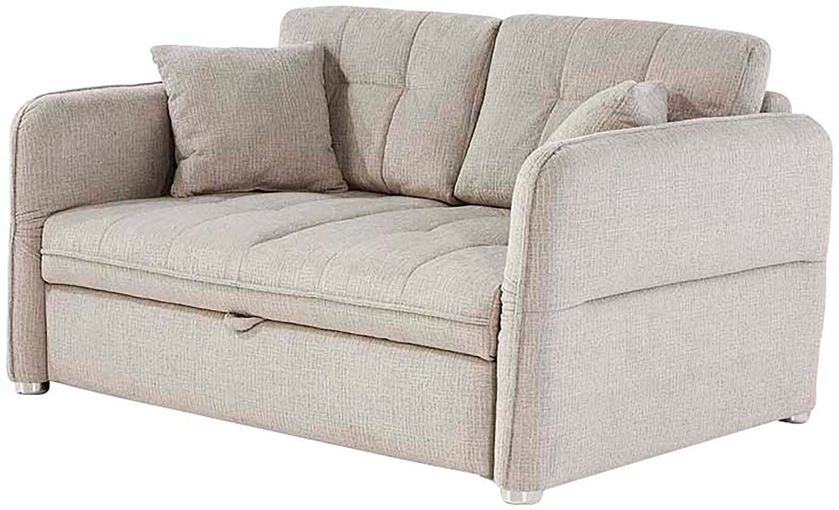 Jockenhöfer Gruppe Schlafsofa Leon, B: 147 - 187 cm, Liegefl. 120 - 160x200 cm, Breite wählbar, mit Schlaffunktion & Zierkissen, in 3 Breiten